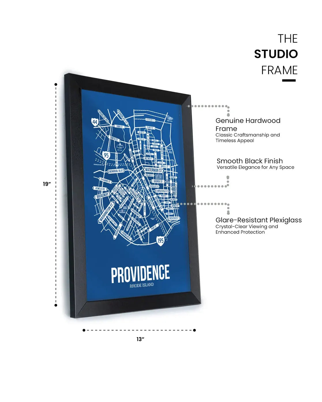 Providence, Rhode Island street map 11