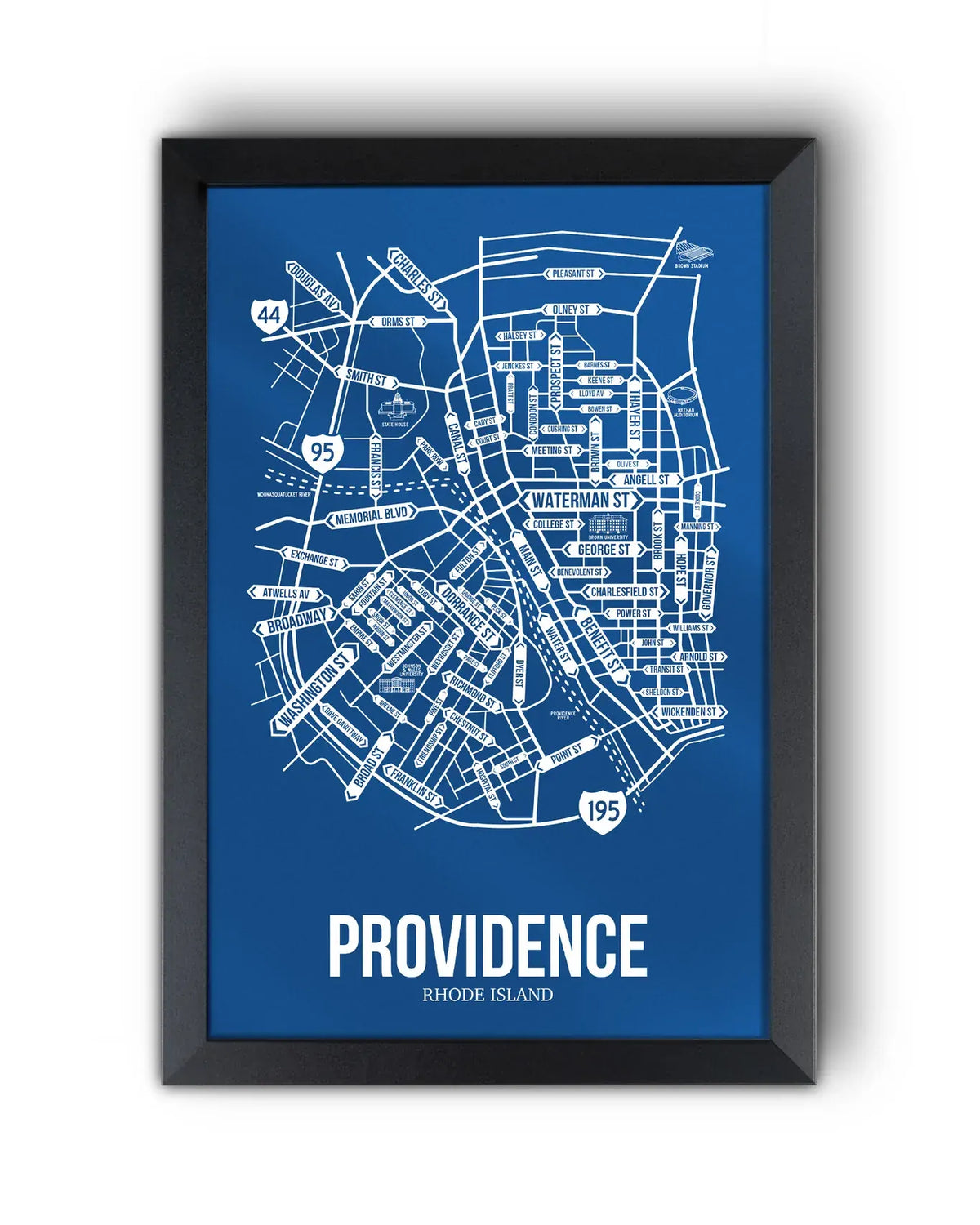 Providence, Rhode Island street map 10
