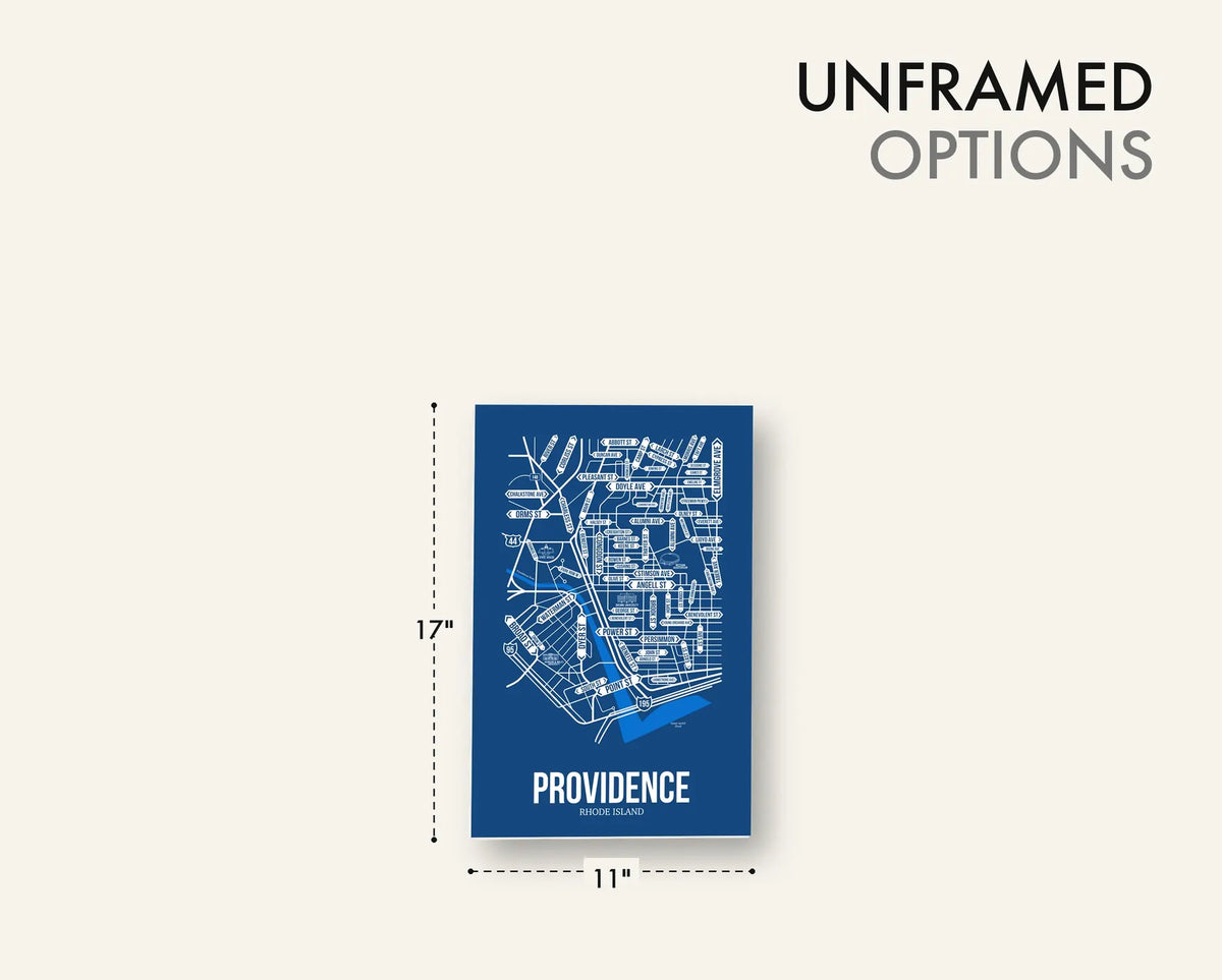 Providence, Rhode Island street map 17