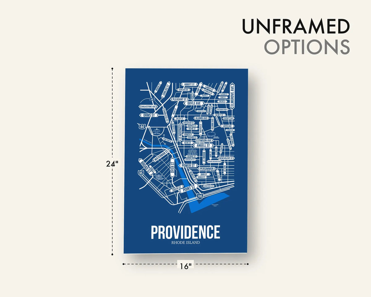 Providence, Rhode Island street map 18