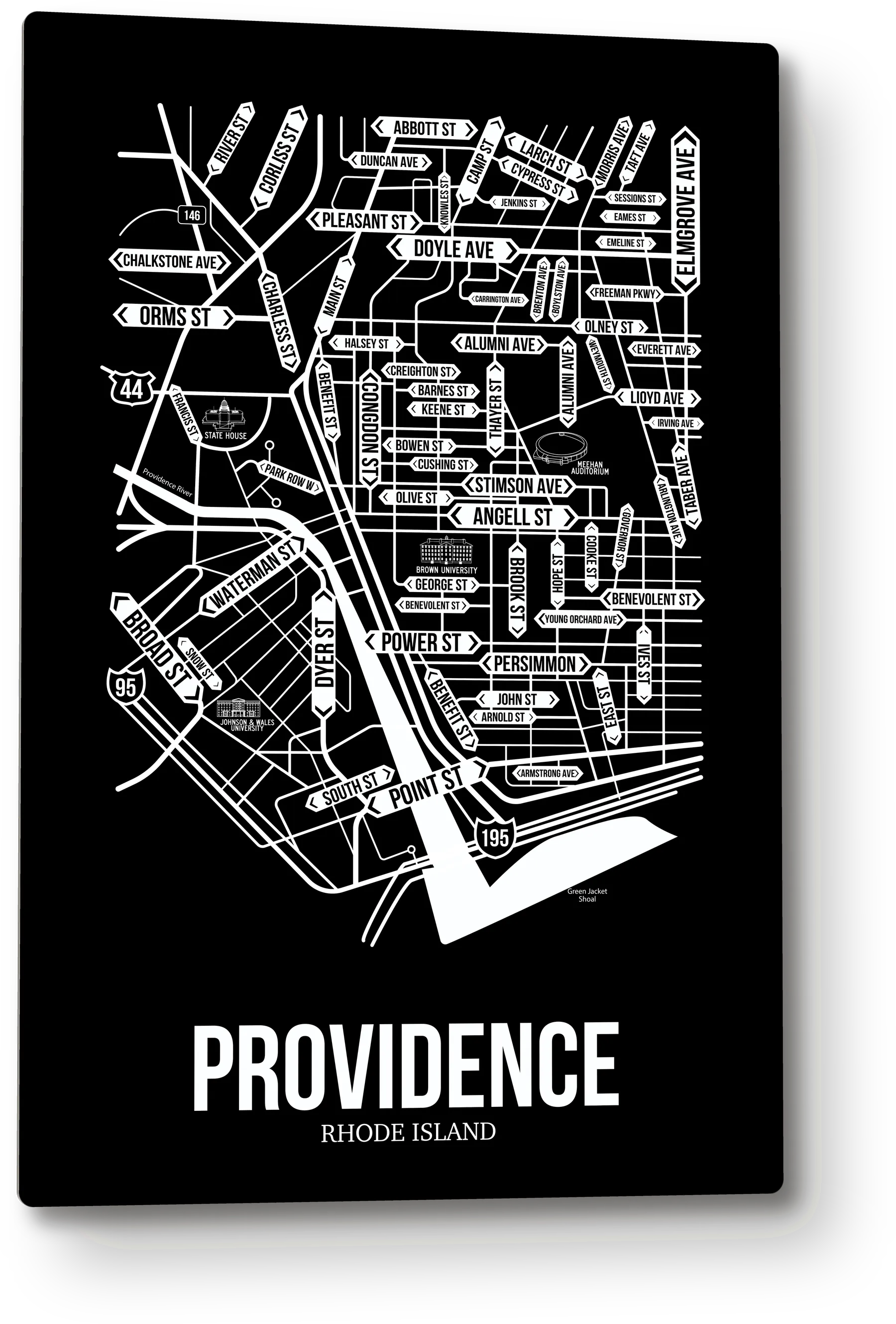 Providence, Rhode Island street map 9