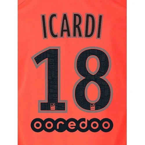 PSG 2019/20 Away Icardi #18 Jersey Name Set 1