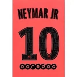 PSG 2019/20 Away Neymar Jr #10 Youth Jersey Name Set 1