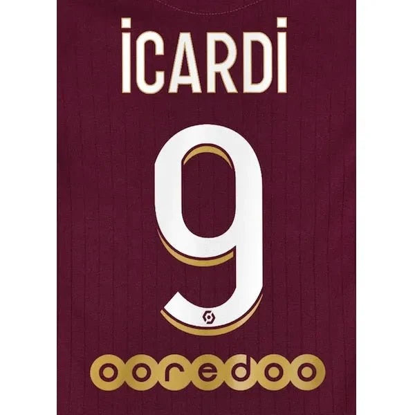 PSG 2020/21 Third Icardi #9 Jersey Name Set 1