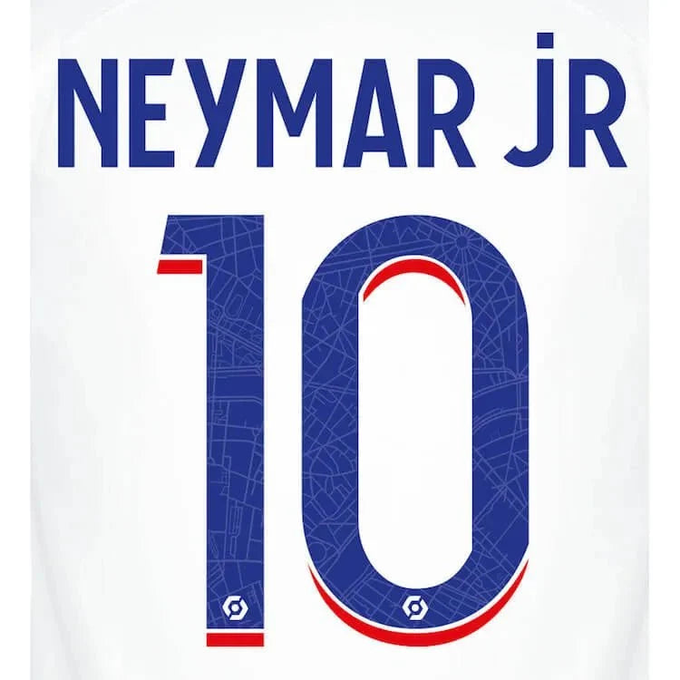 PSG 2022-23 Third Neymar JR Youth #10 Jersey Name Set 1