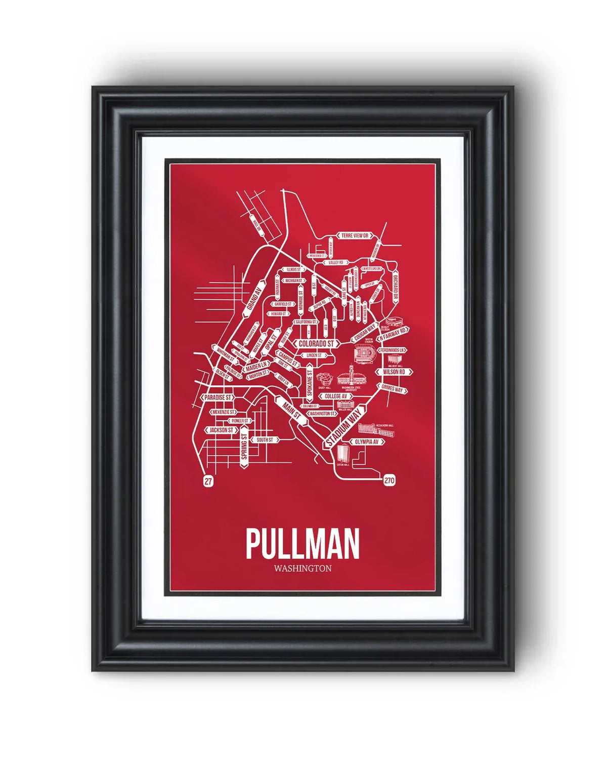 Pullman, Washington street map 13