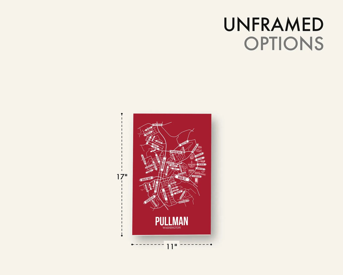 Pullman, Washington street map 17