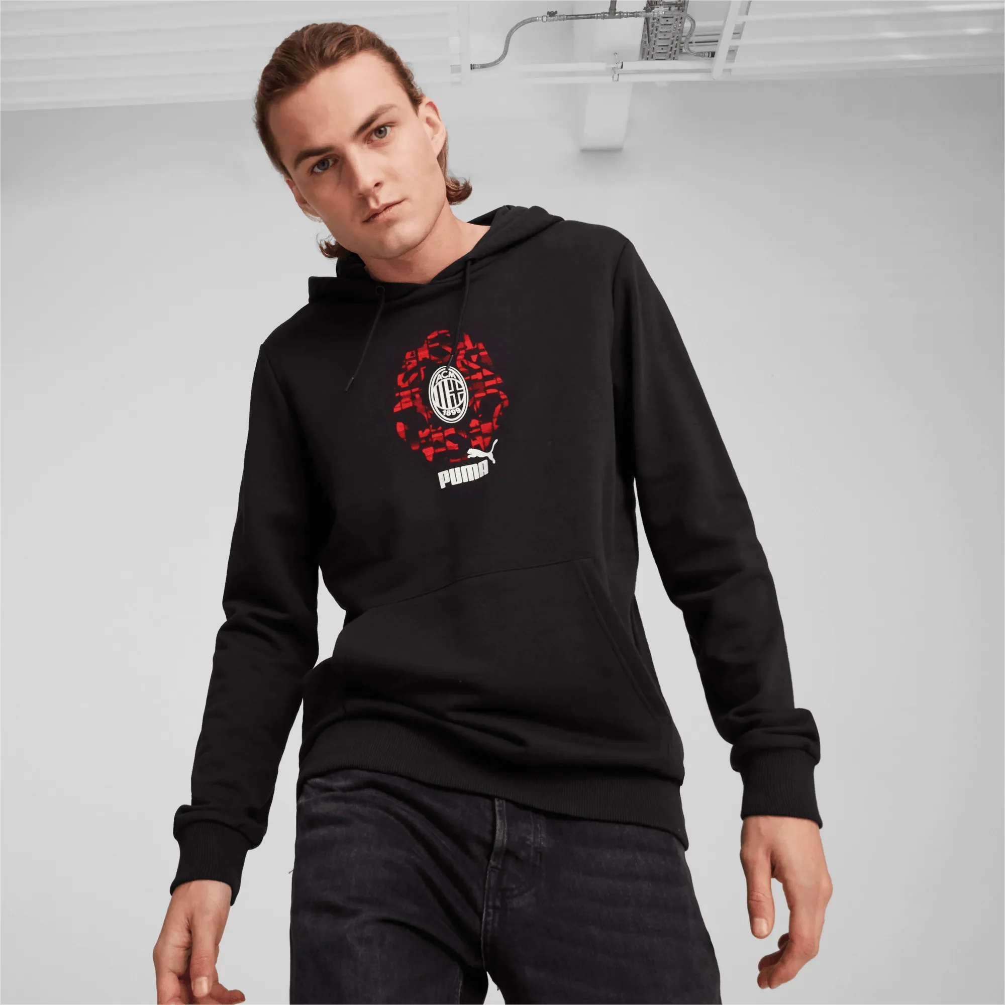 Puma 2024-25 AC Milan Culture Hoodie 3