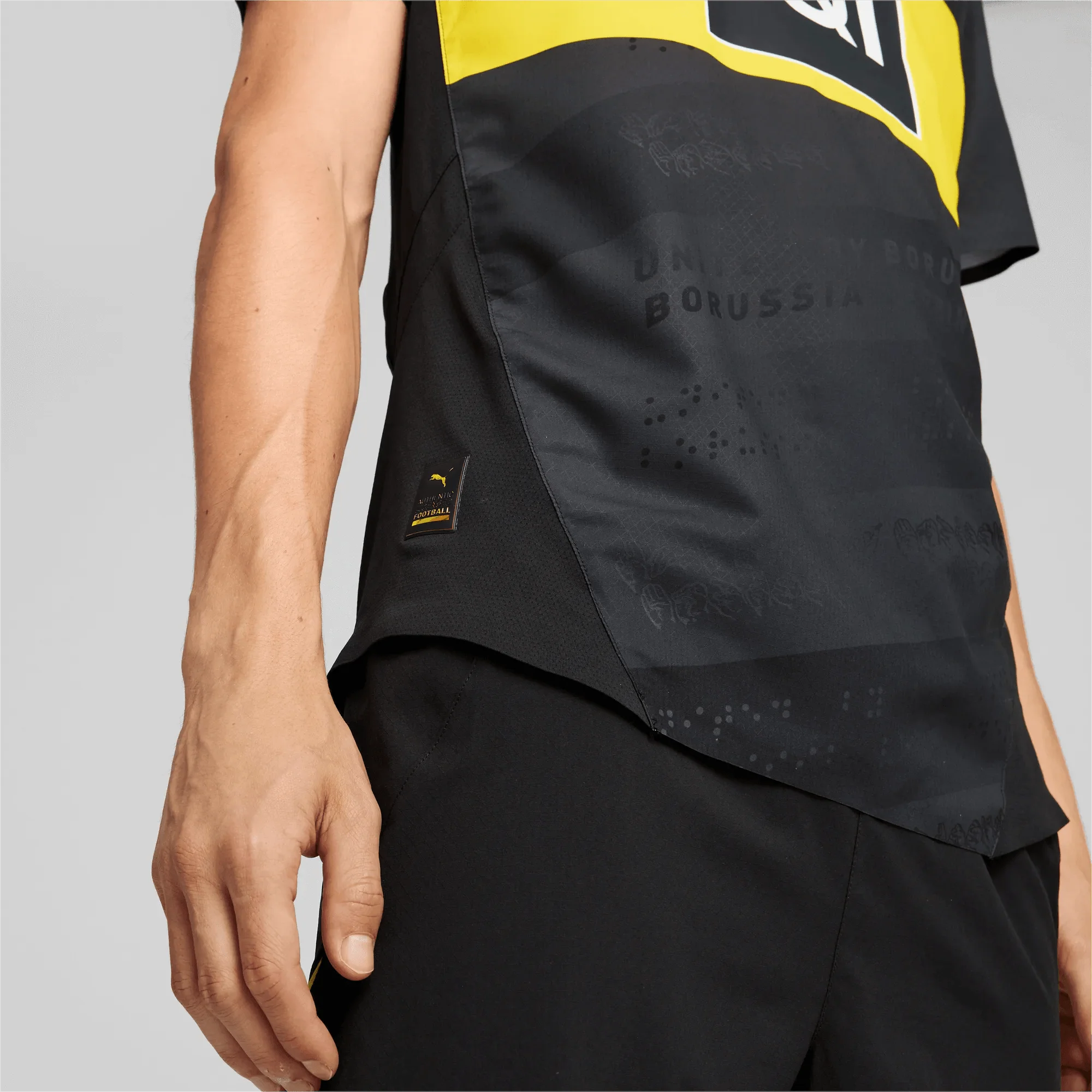Puma 2024-25 Borussia Dortmund Men's Authentic Away Jersey 3