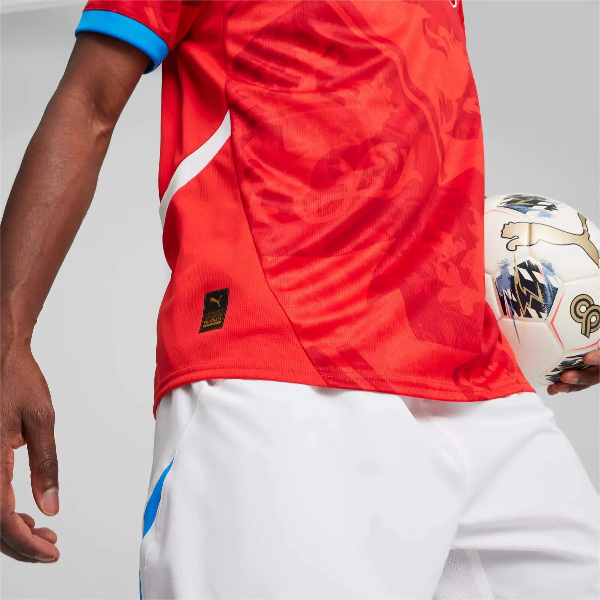 Puma 2024-25 Czech Republic Men's Stadium Home Jersey 5