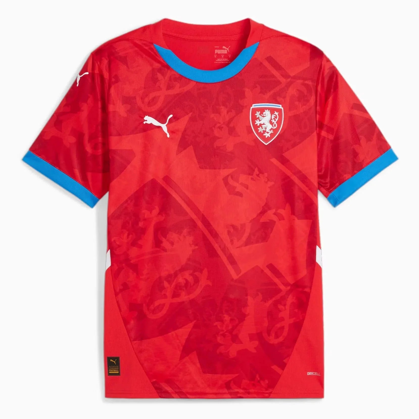 Puma 2024-25 Czech Republic Men's Stadium Home Jersey 1