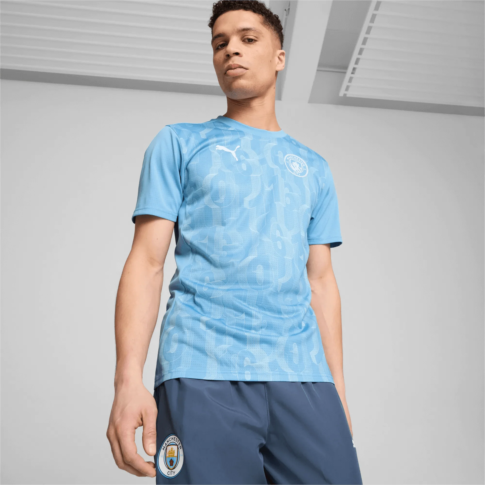 Puma 2024-25 Manchester City Men's Pre-Match Jersey 3