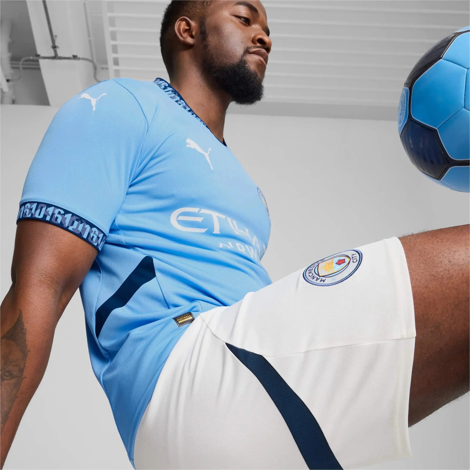Puma 2024-25 Manchester City Men's Stadium Jersey 8