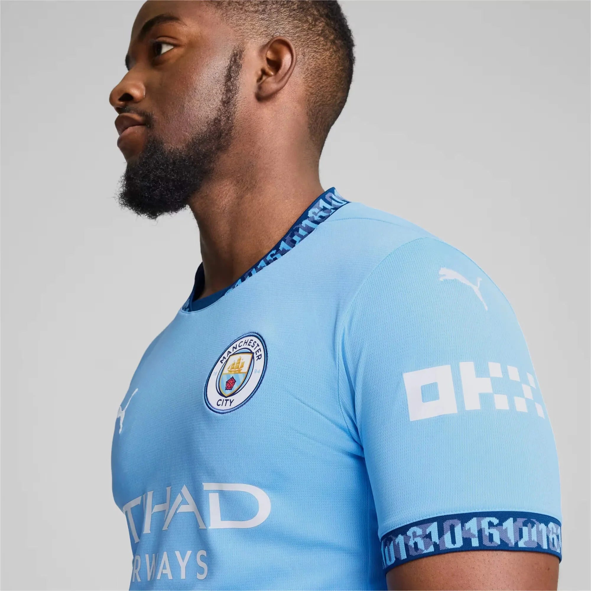 Puma 2024-25 Manchester City Men's Stadium Jersey 9