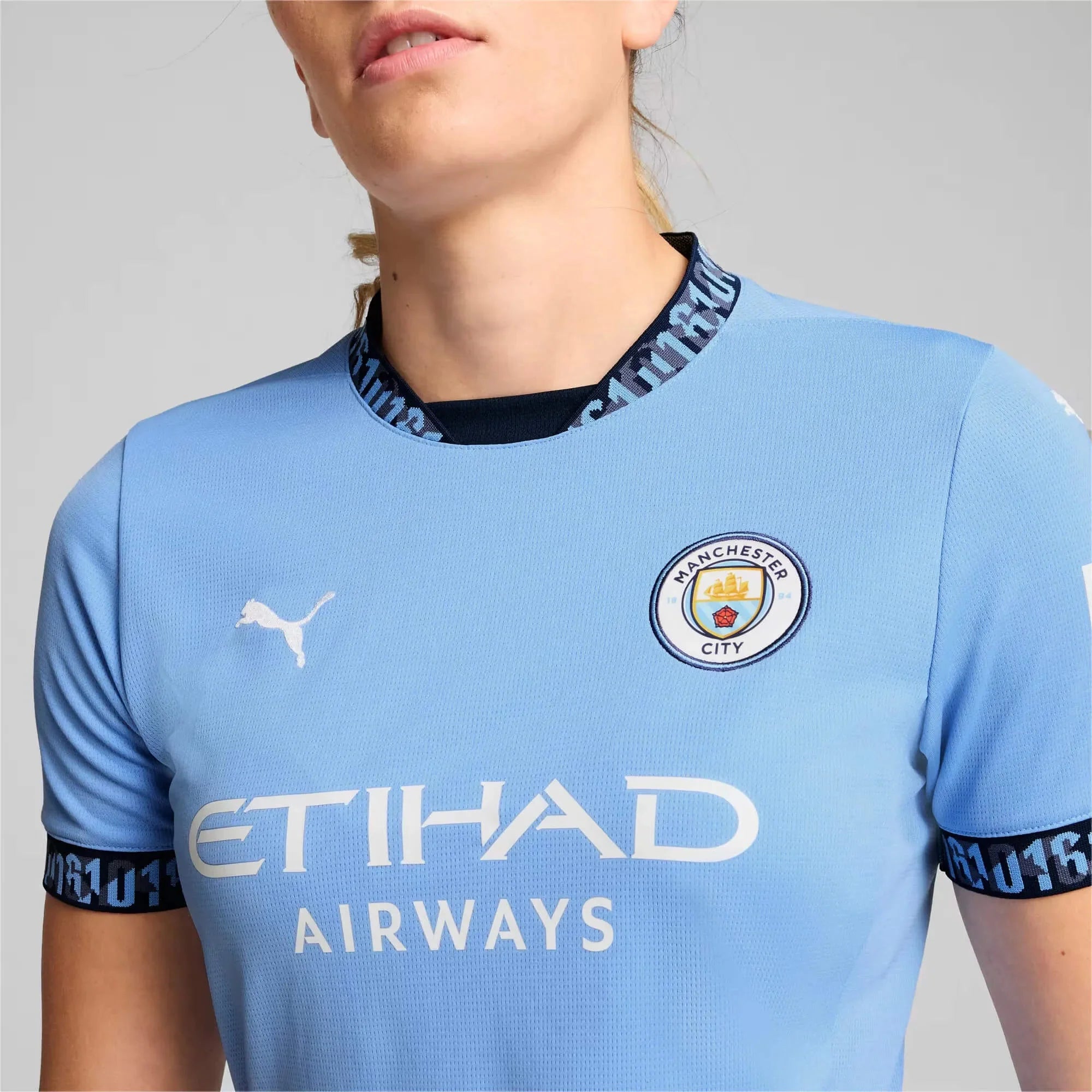 Puma 2024-25 Manchester City Women's Stadium Home Jersey 5