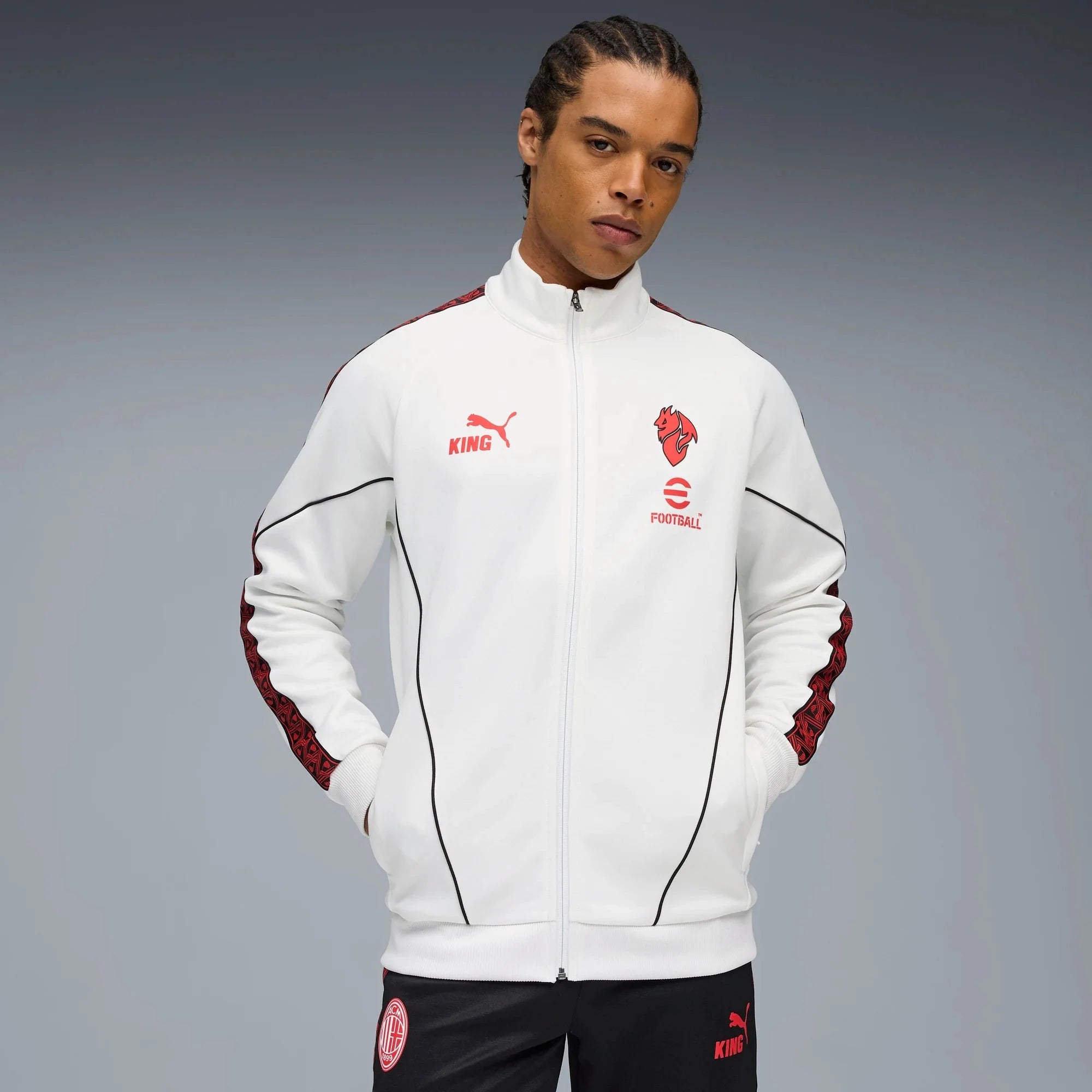 Puma 2025-26 AC Milan Men's KING Anthem Jacket 5