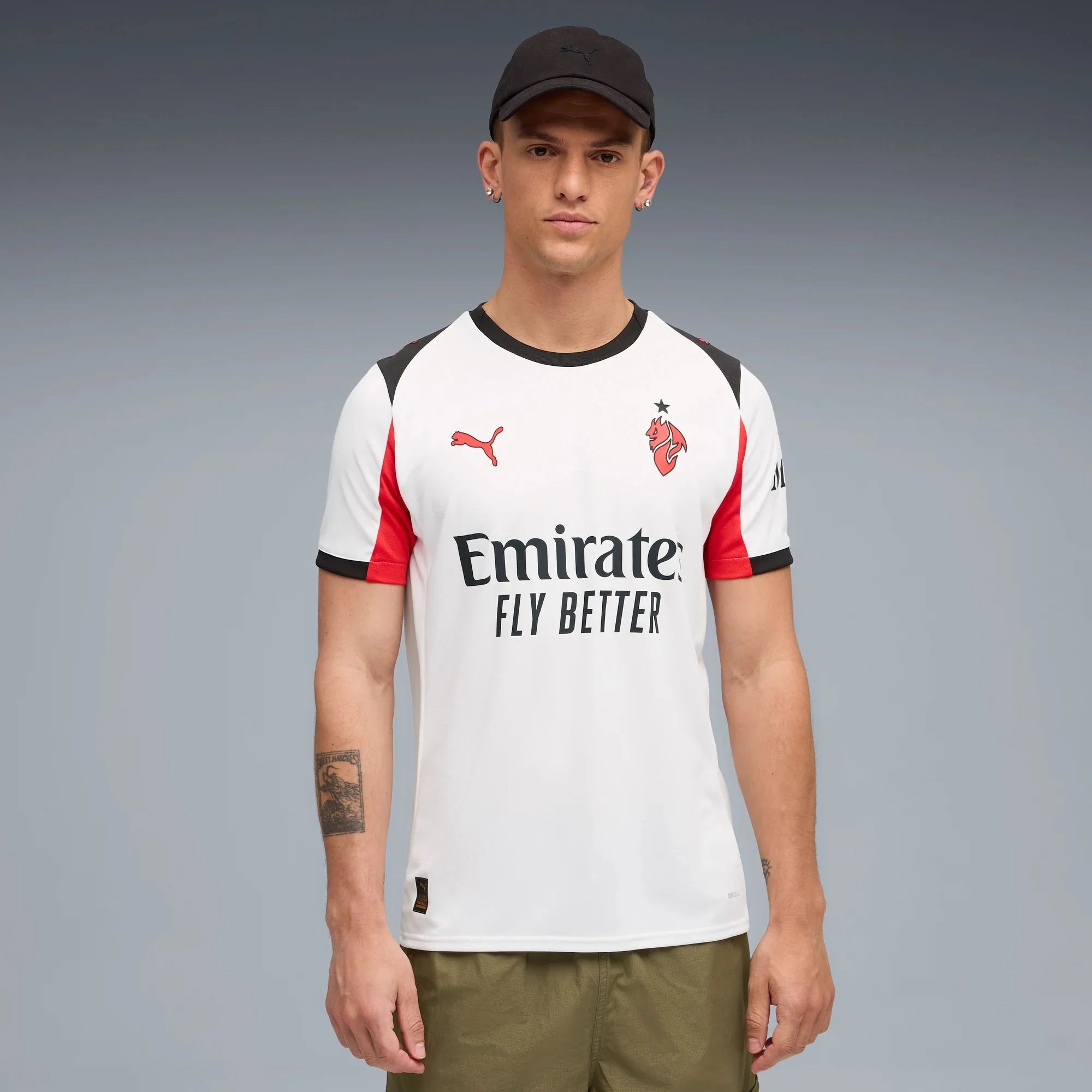 Puma 2025-26 AC Milan Men's Stadium Away Soccer Jersey 3