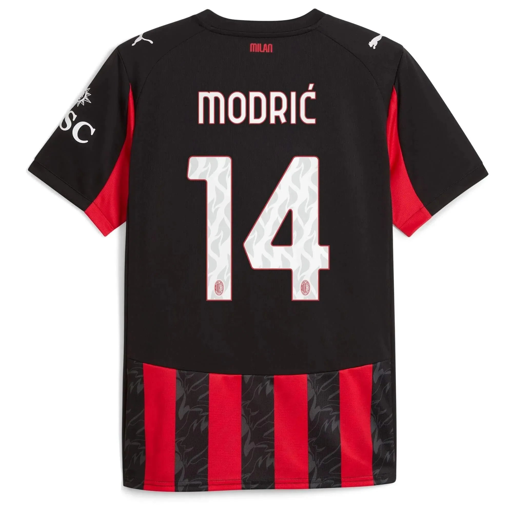Puma 2025-26 AC Milan Women's Stadium Home Soccer Jersey 7