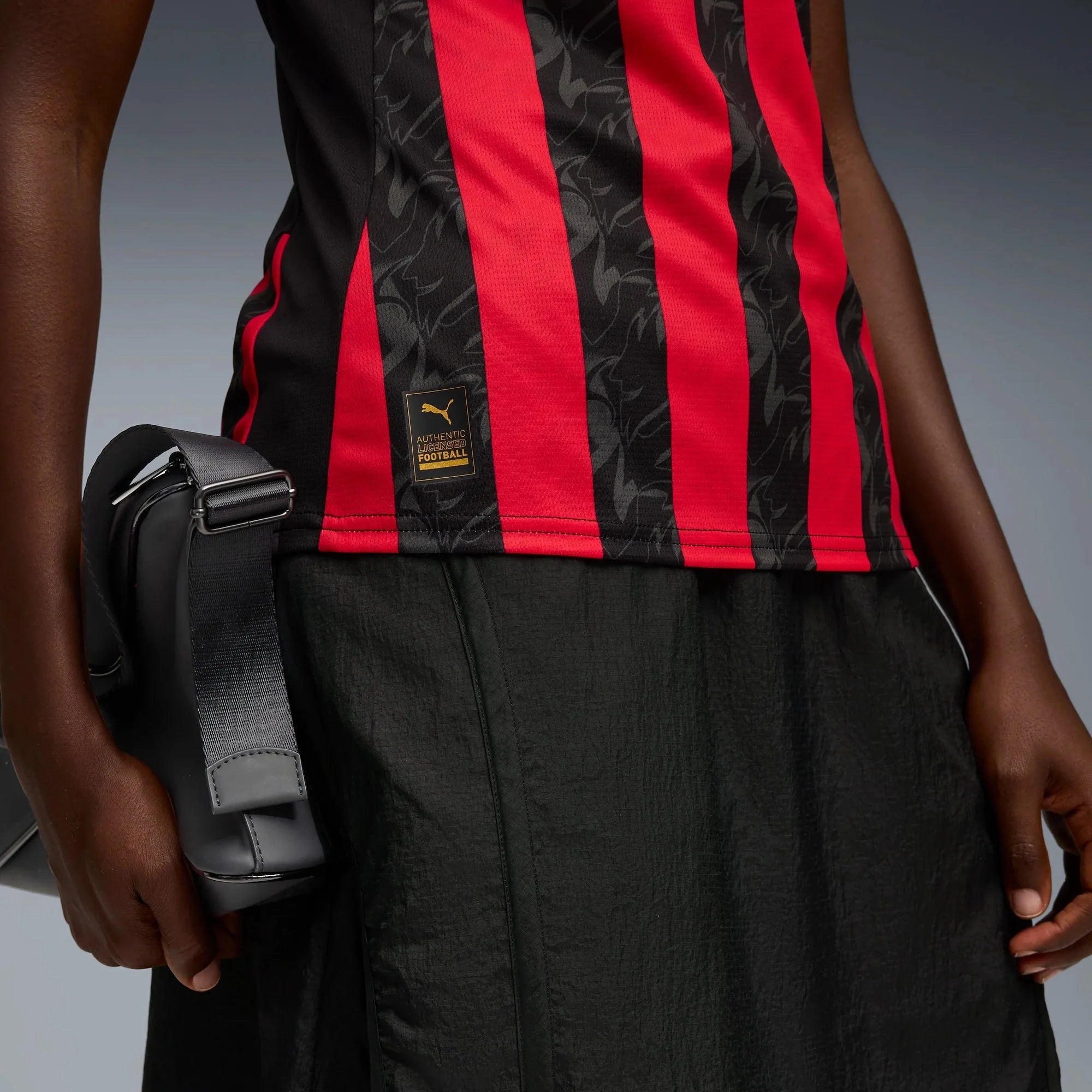 Puma 2025-26 AC Milan Women's Stadium Home Soccer Jersey 6