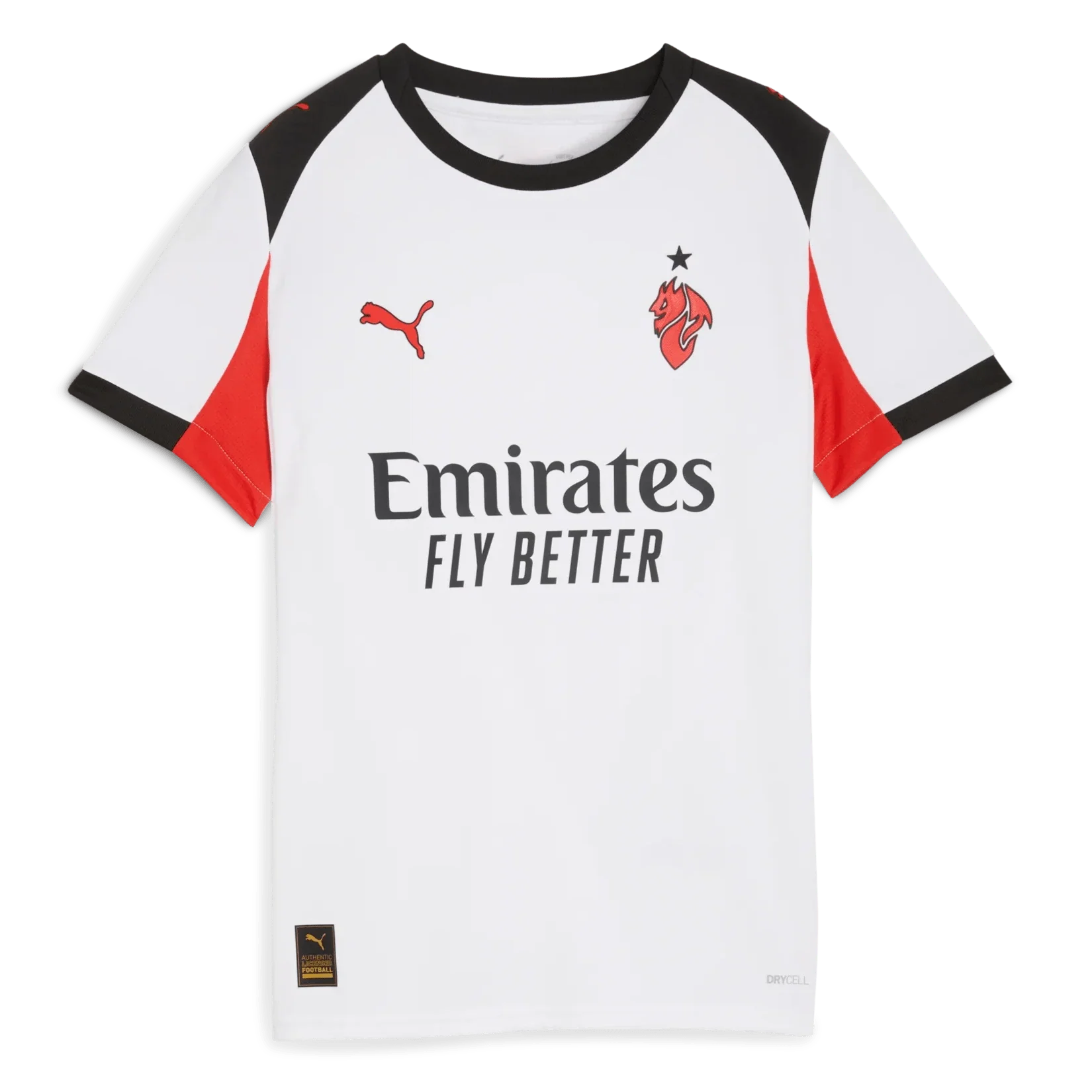 Puma 2025-26 AC Milan Youth Stadium Away Soccer Jersey 1