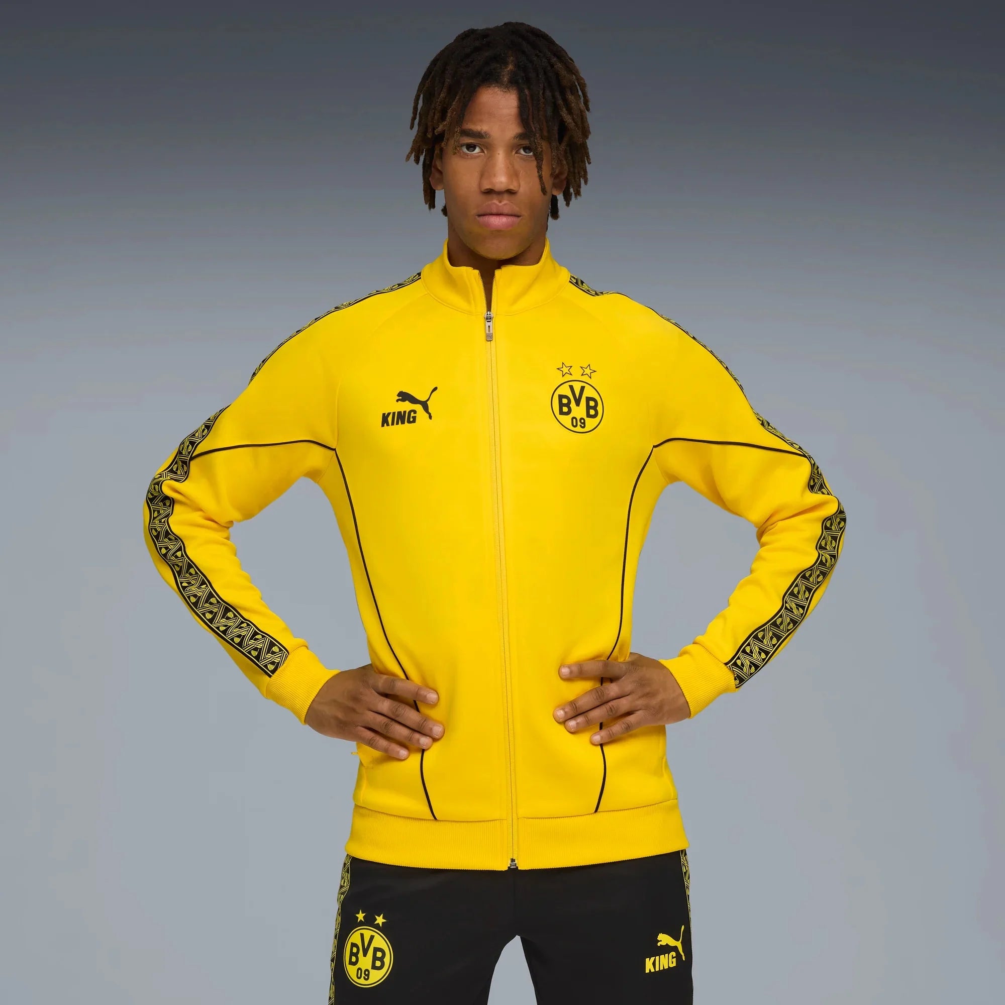 Puma 2025-26 Borussia Dortmund Men's King Anthem Jacket 3