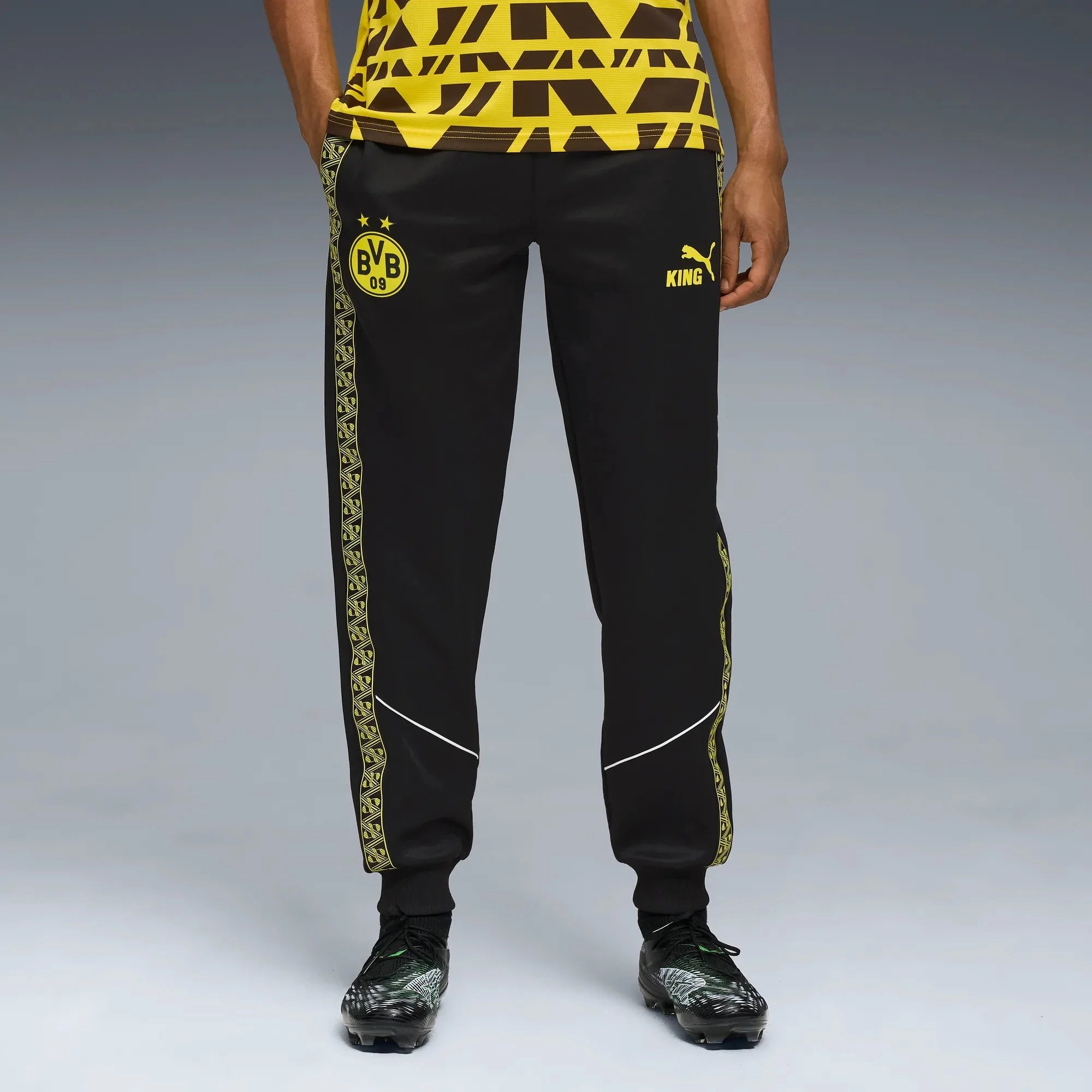 Puma 2025-26 Borussia Dortmund Men's King Anthem Pants 3