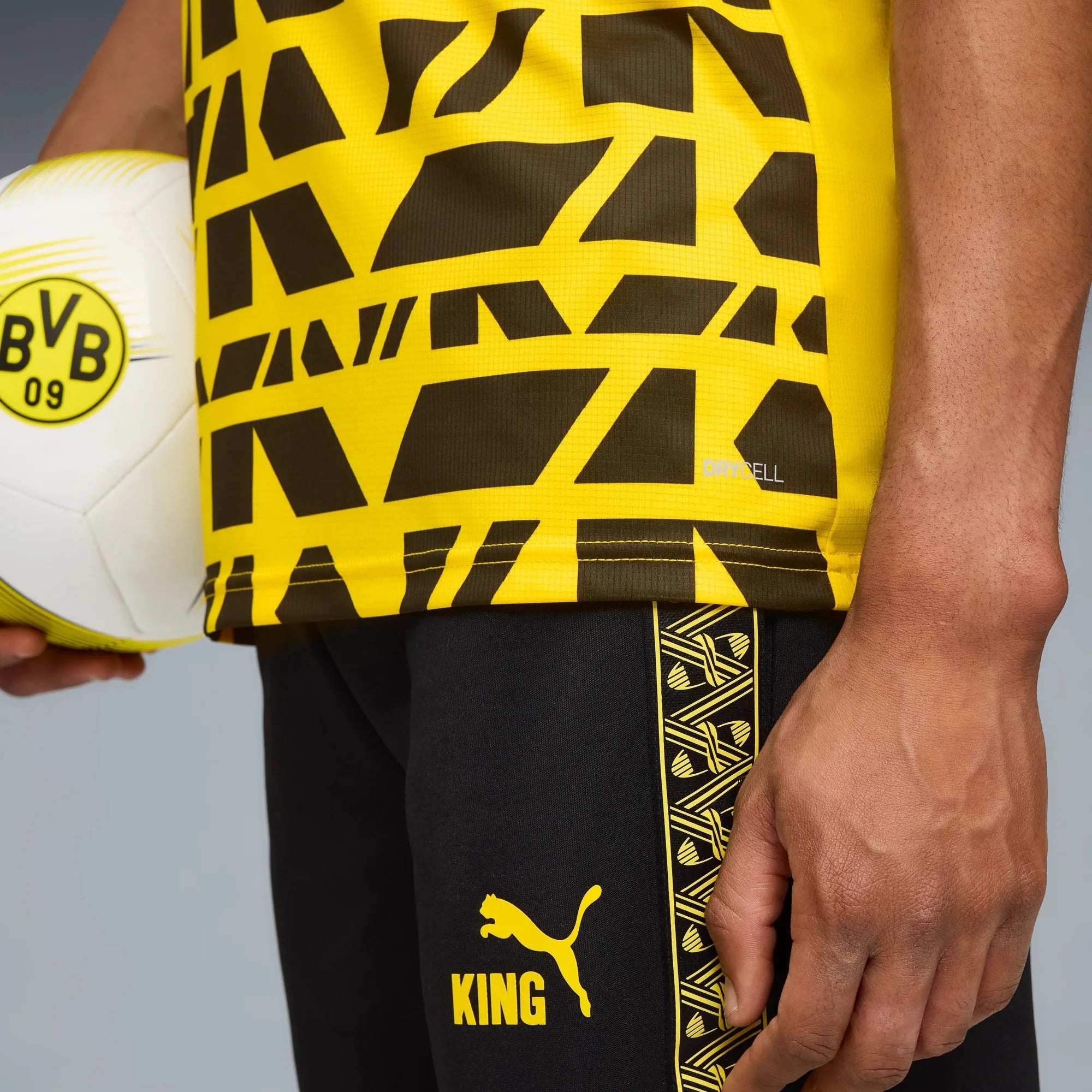 Puma 2025-26 Borussia Dortmund Men's Pre-Match Soccer Jersey 6