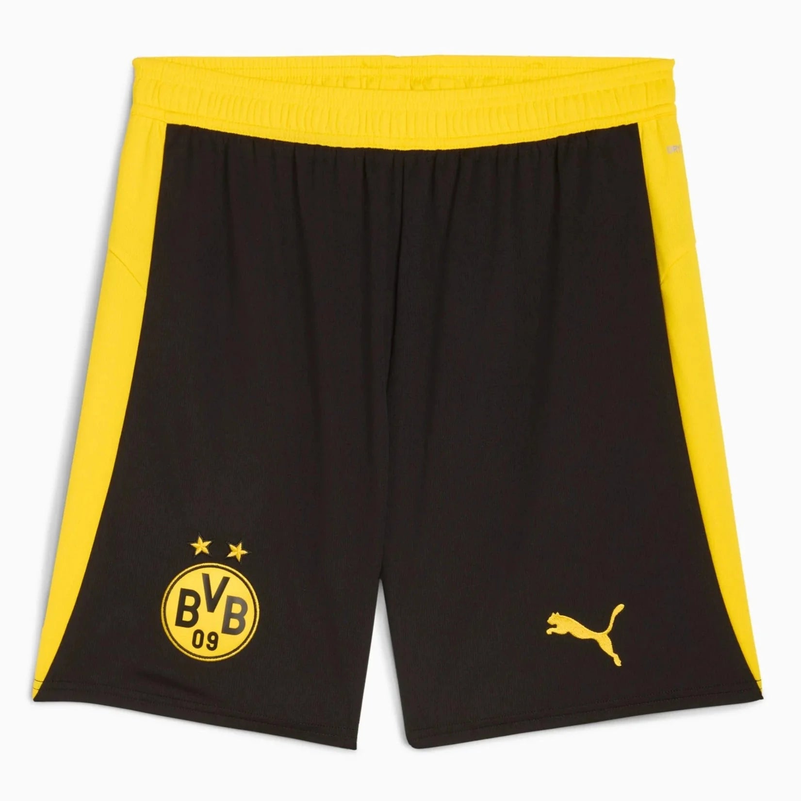 Puma 2025-26 Borussia Dortmund Men's Stadium Home Shorts 1