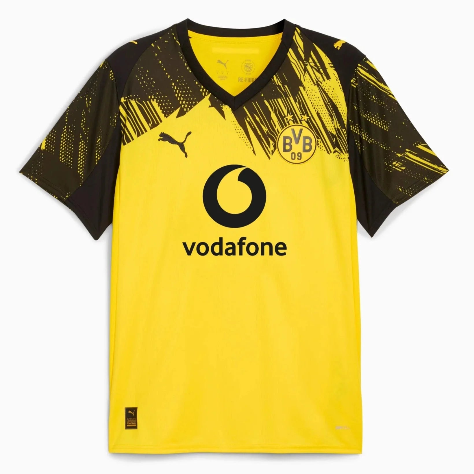 Puma 2025-26 Borussia Dortmund Men's Stadium Home Soccer Jersey 1