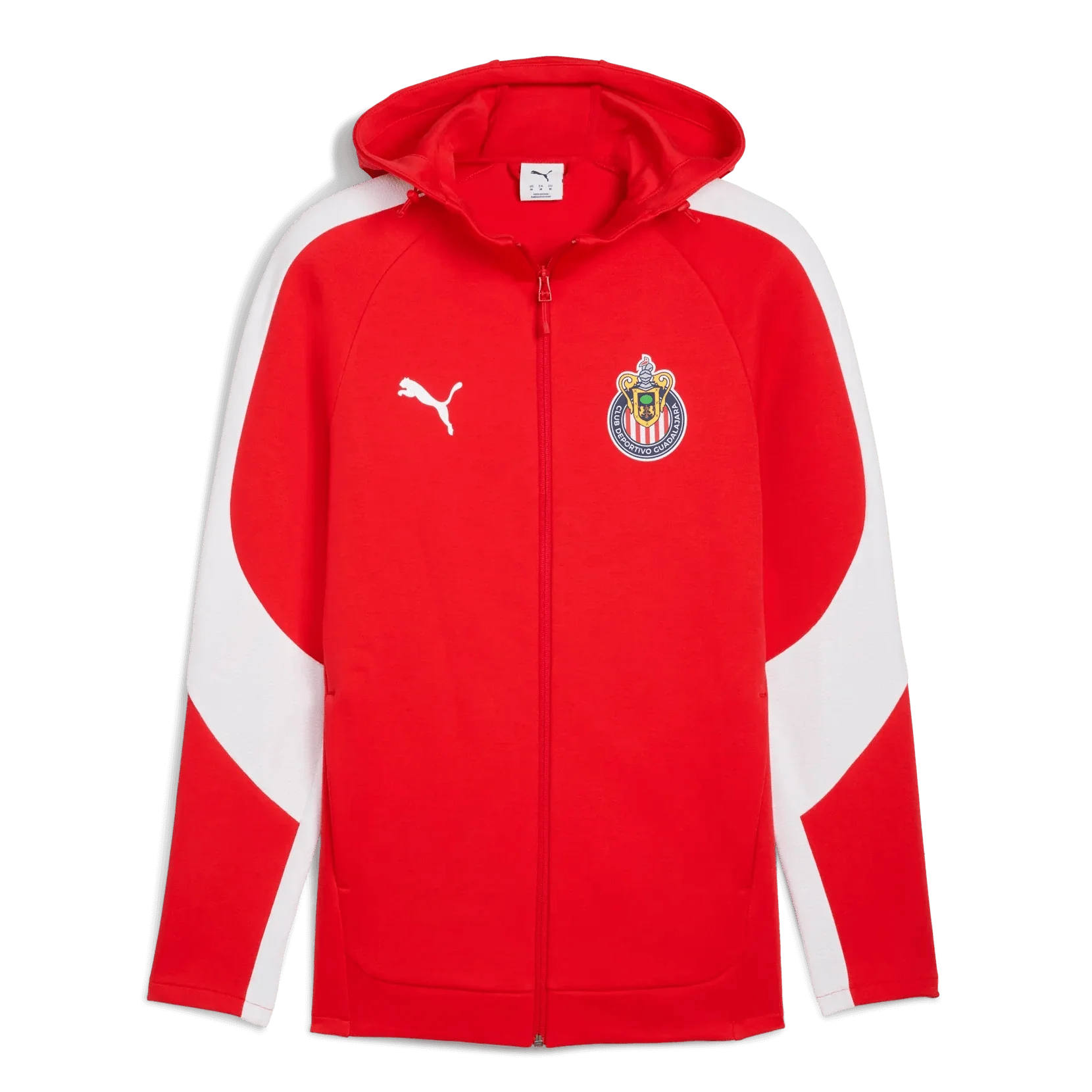 Puma 2025-26 Chivas Men's Evostripe Hooded Jacket 1