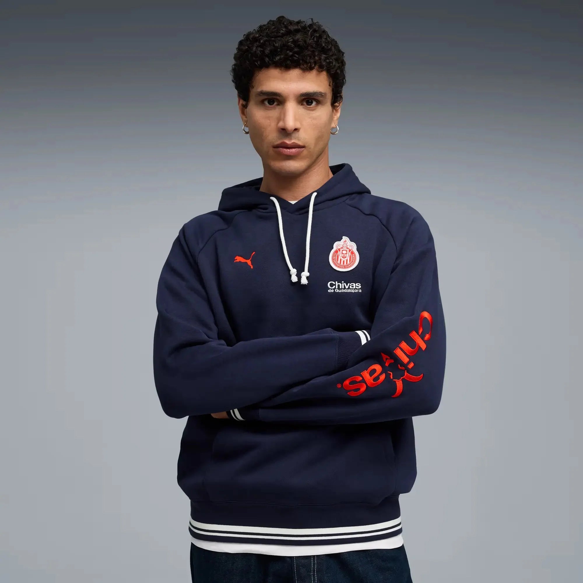 Puma 2025-26 Chivas Men's Relaxed Hoodie 3