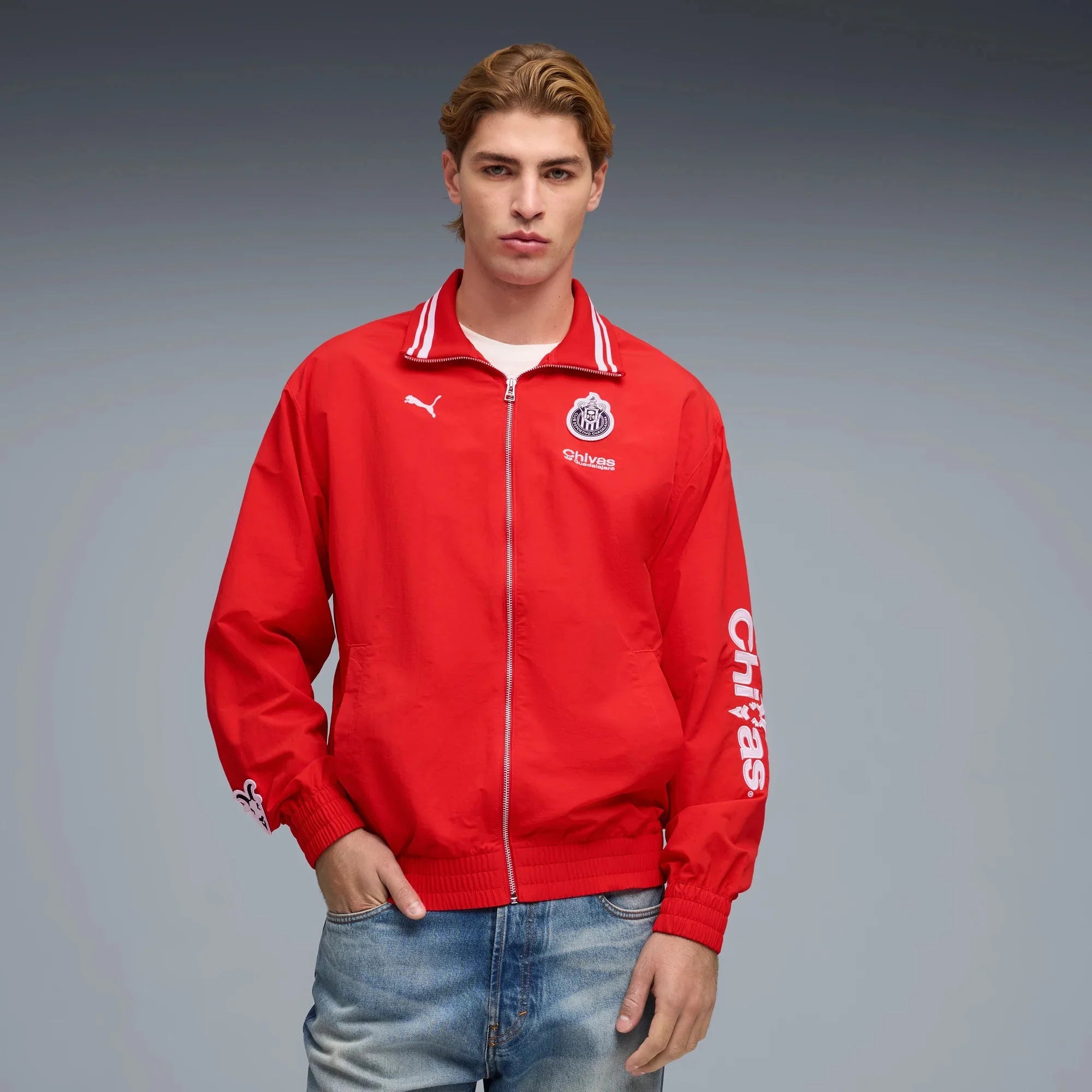 Puma 2025-26 Chivas Men's Varsity Jacket 3