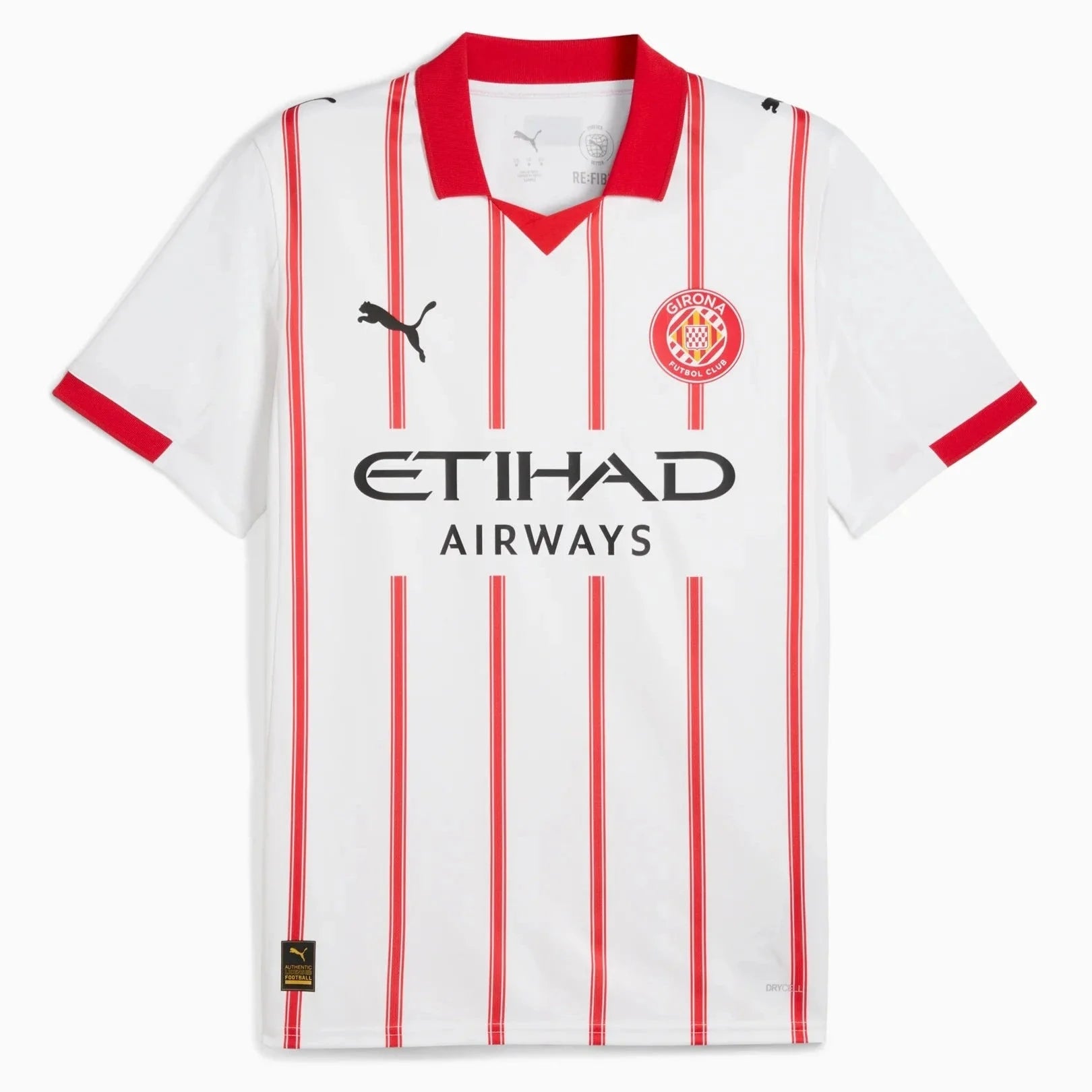 Puma 2025-26 Girona Men's Stadium Home Soccer Jersey 1