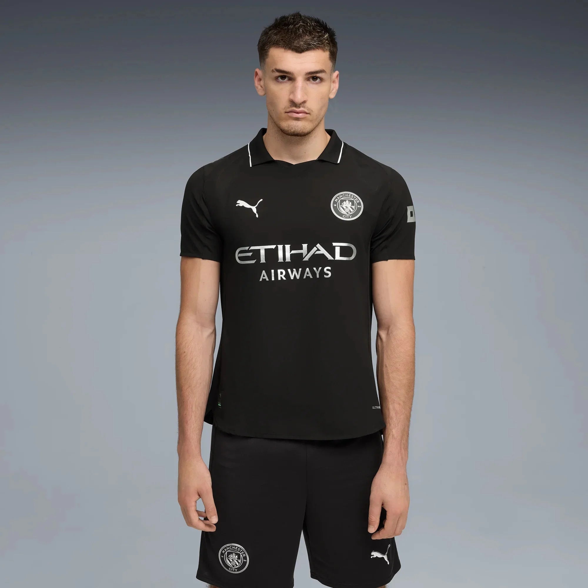 Puma 2025-26 Manchester City Men's Authentic Away Soccer Jersey 3