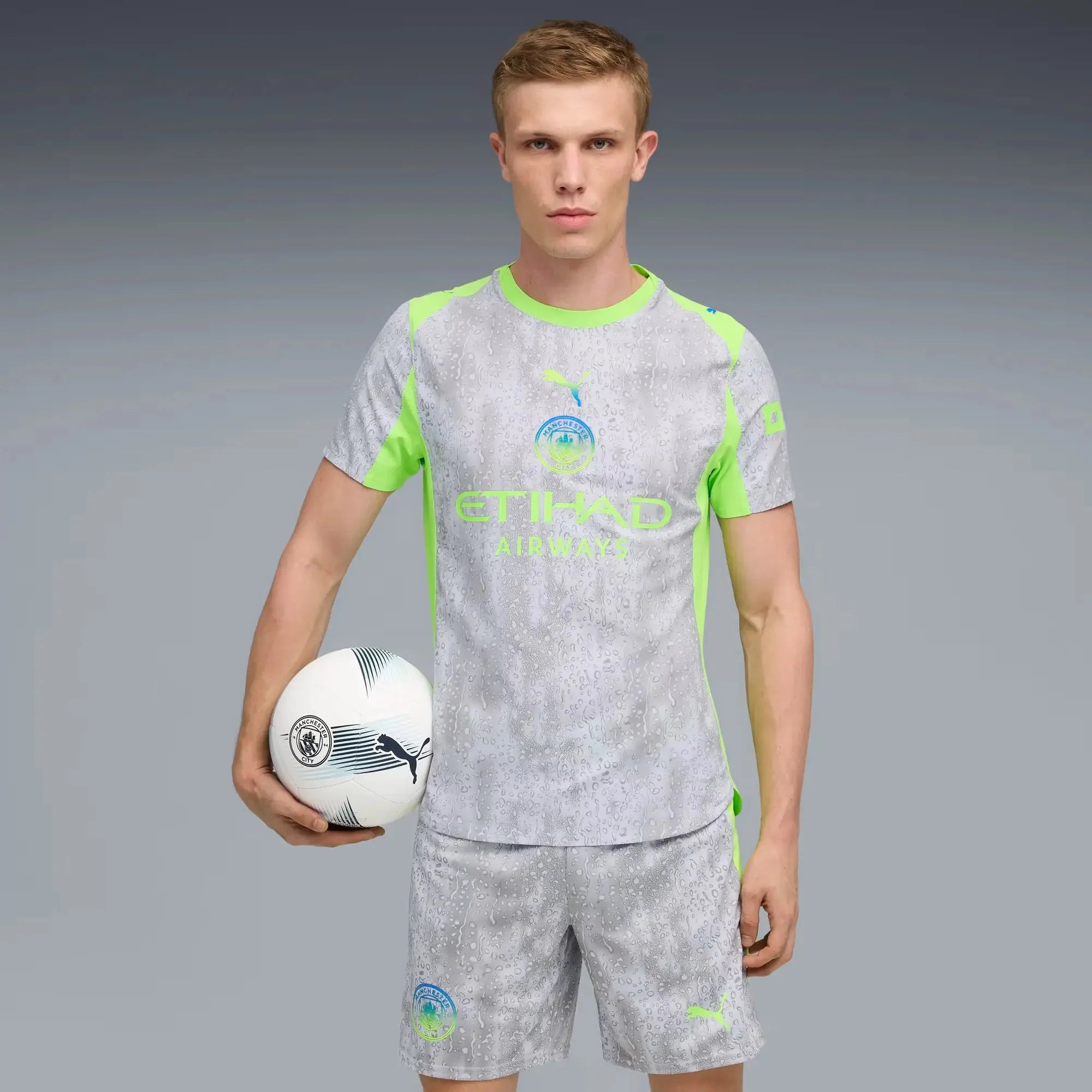Puma 2025-26 Manchester City Men's Authentic Third Soccer Jersey 3