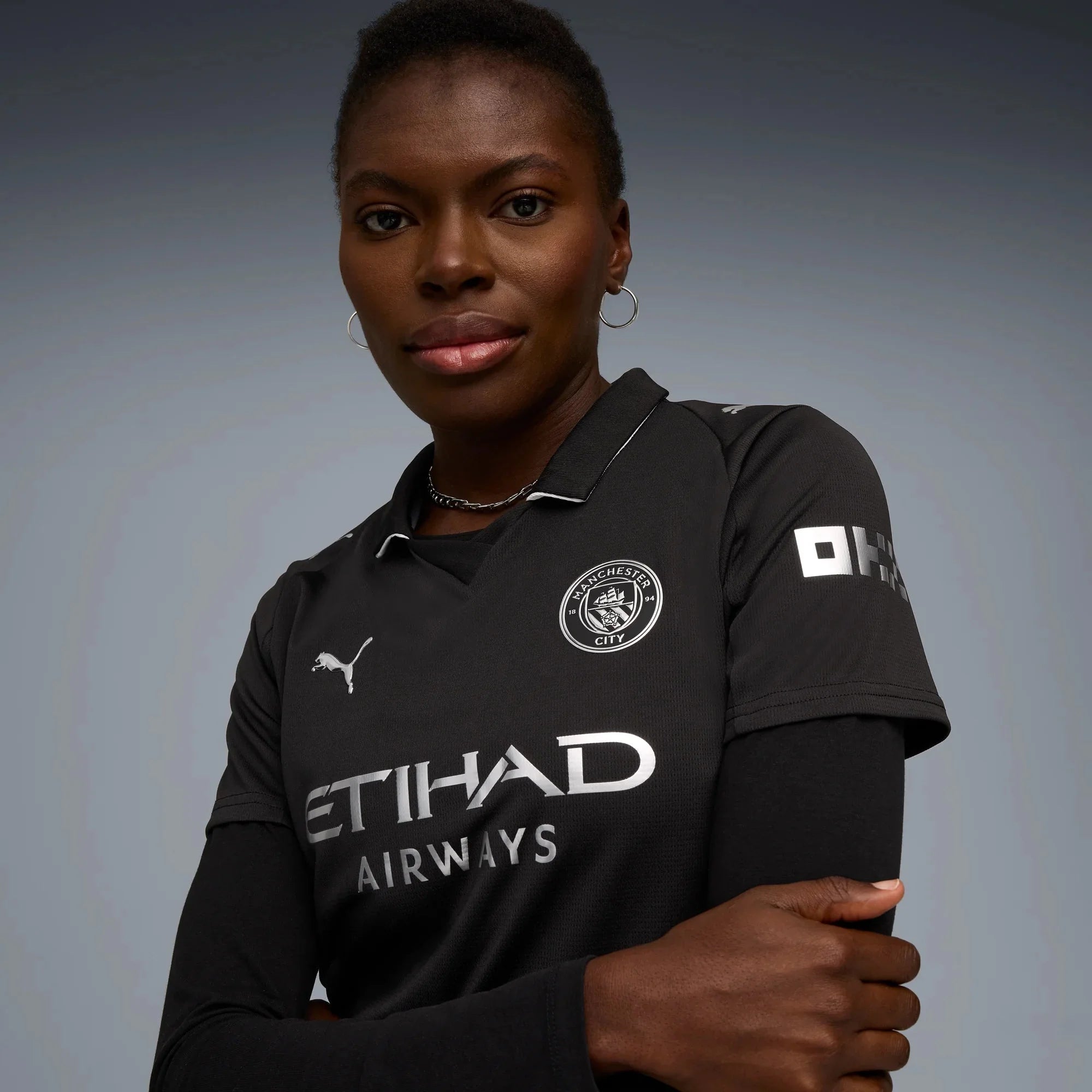 Puma 2025-26 Manchester City Women's Stadium Away Soccer Jersey 5