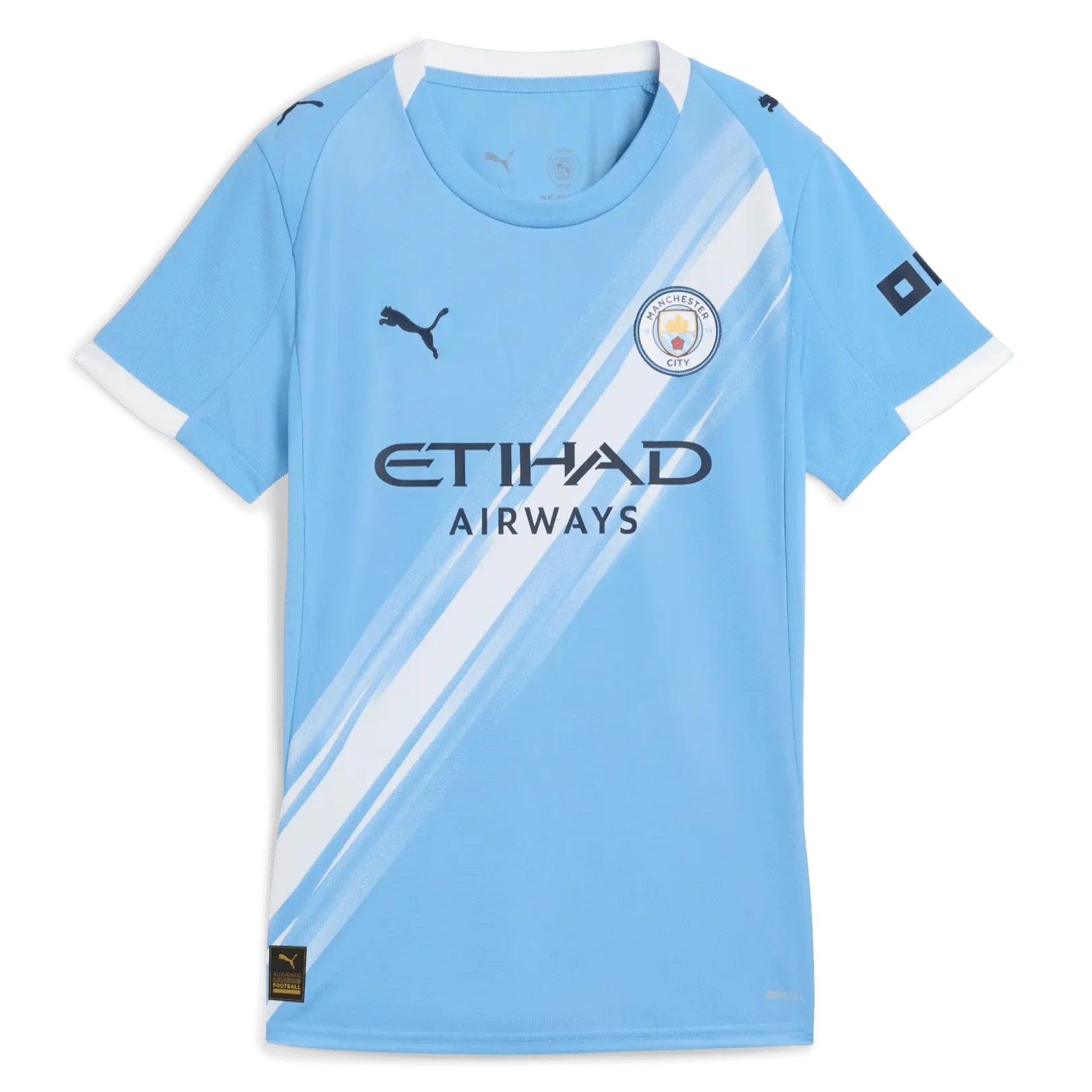 Puma 2025-26 Manchester City Women's Stadium Home Soccer Jersey 1
