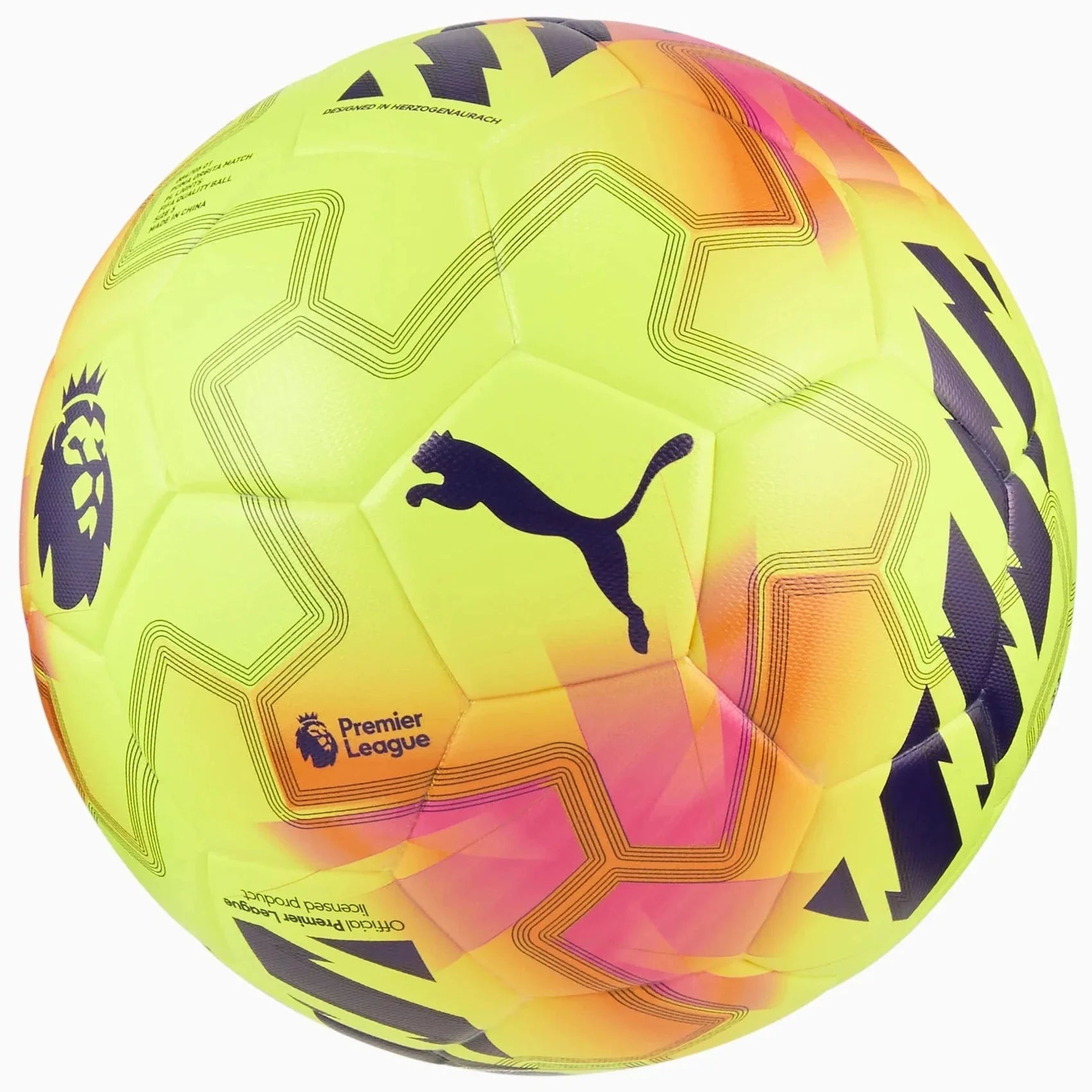 Puma 2025-26 Orbita Match Premier League Lights Soccer Ball 1