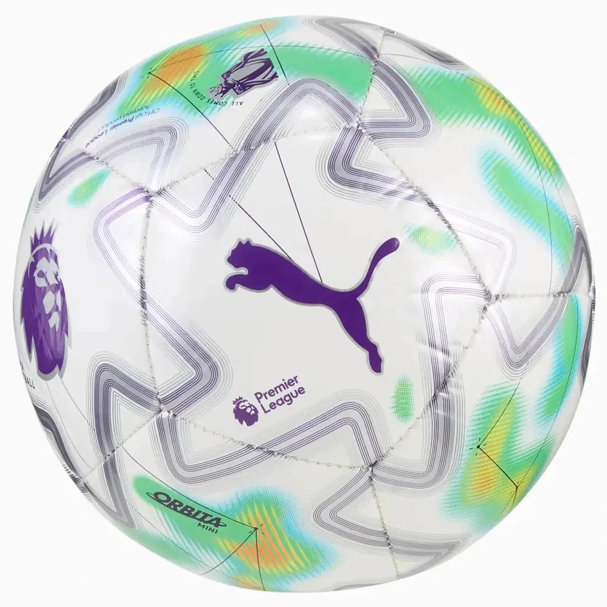 Puma 2025-26 Orbita Premier League Thrill Mini Soccer Ball 1