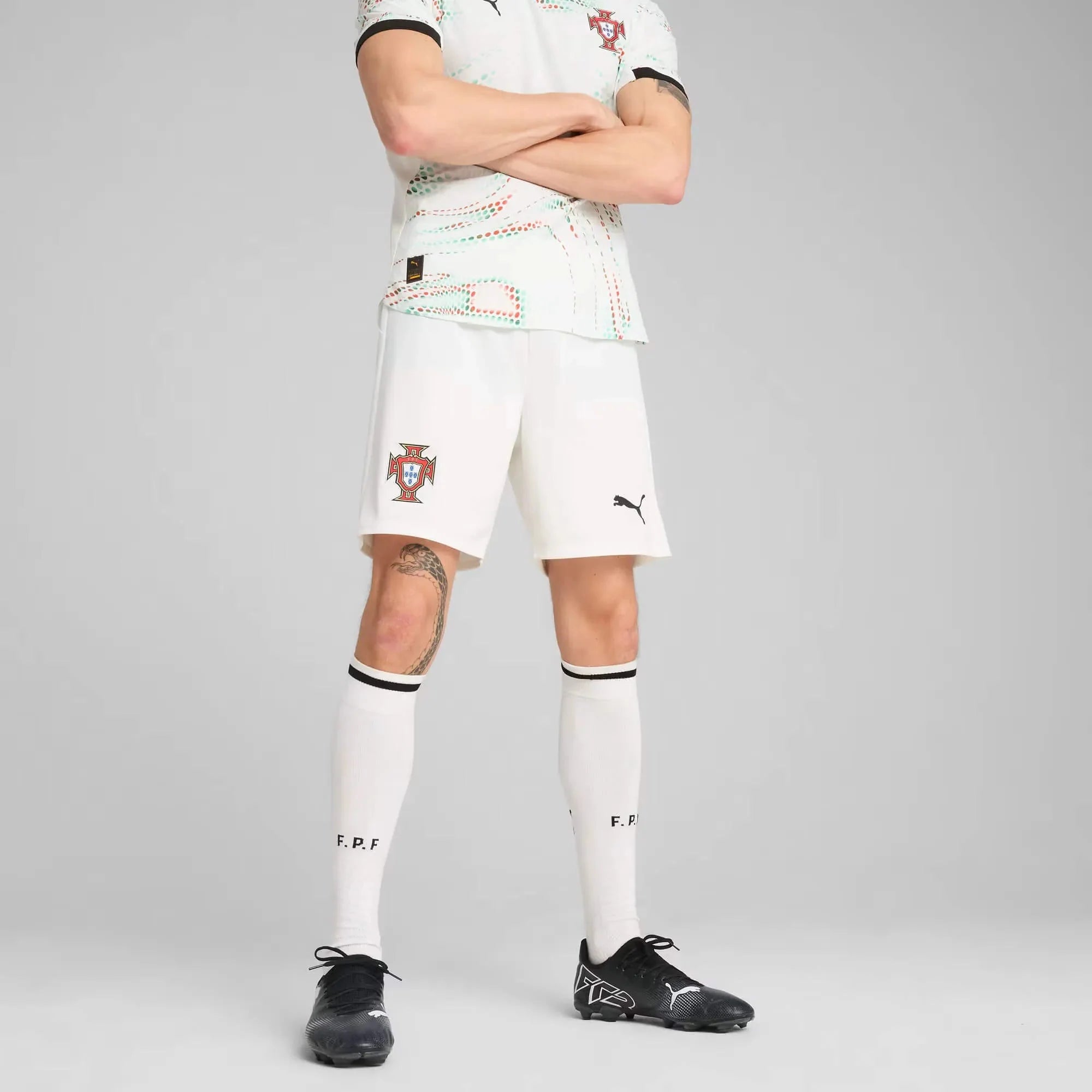 Puma 2025-26 Portugal Men's Stadium Away Shorts 3