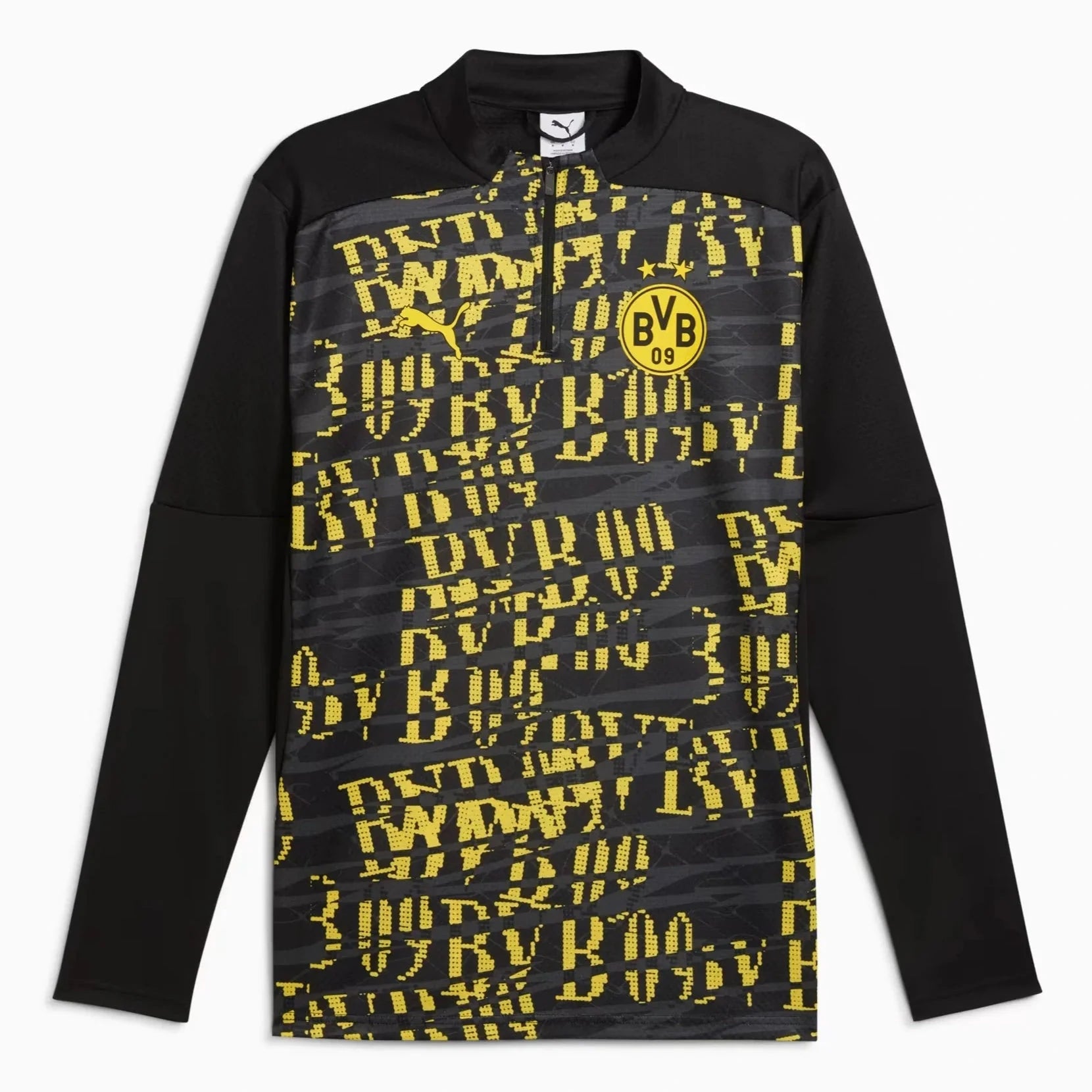 Puma 2025 Borussia Dortmund Men's Prematch Quarter Zip Top 1