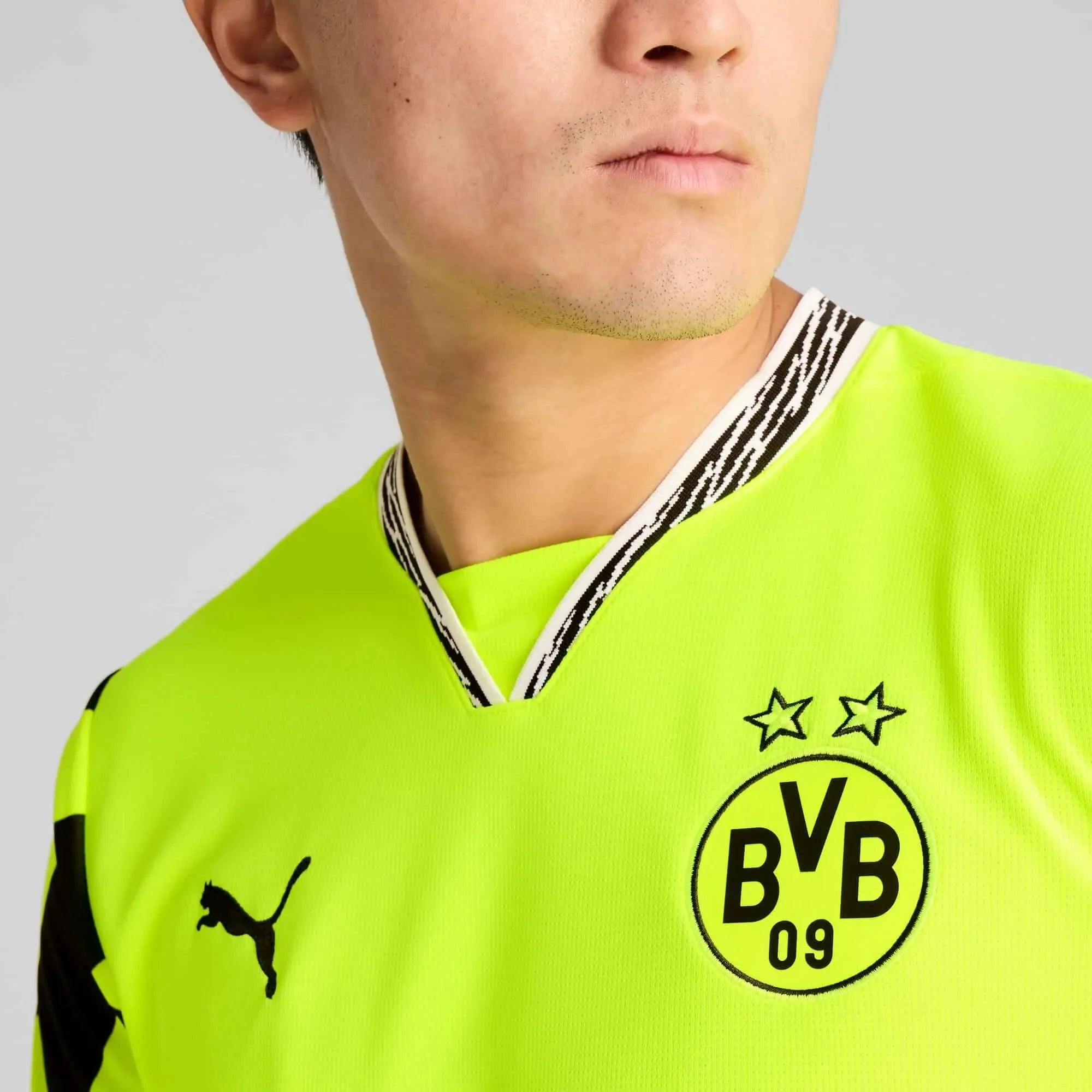 Puma 2025 Borussia Dortmund Men's Stadium Anniversary Soccer Jersey 5