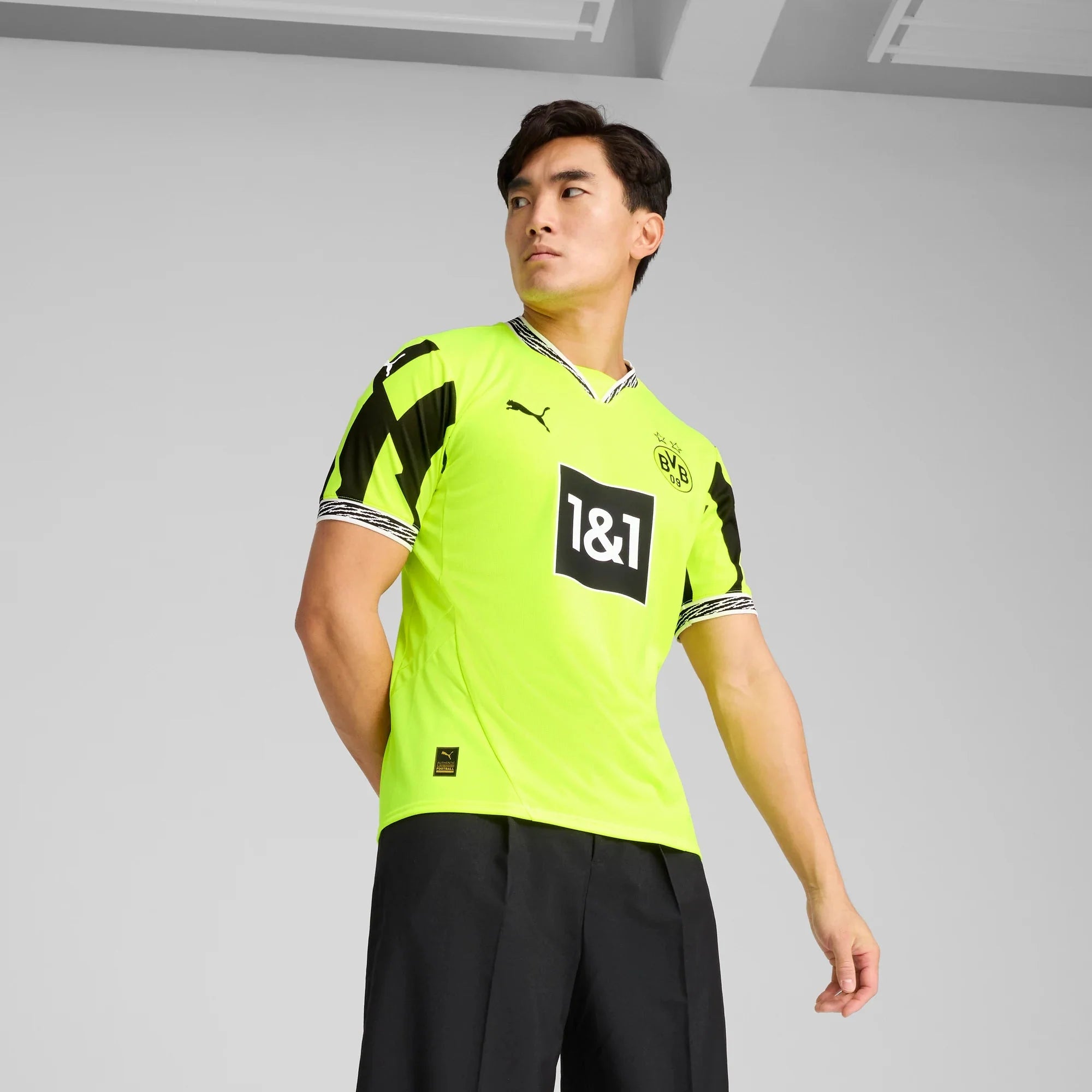Puma 2025 Borussia Dortmund Men's Stadium Anniversary Soccer Jersey 3