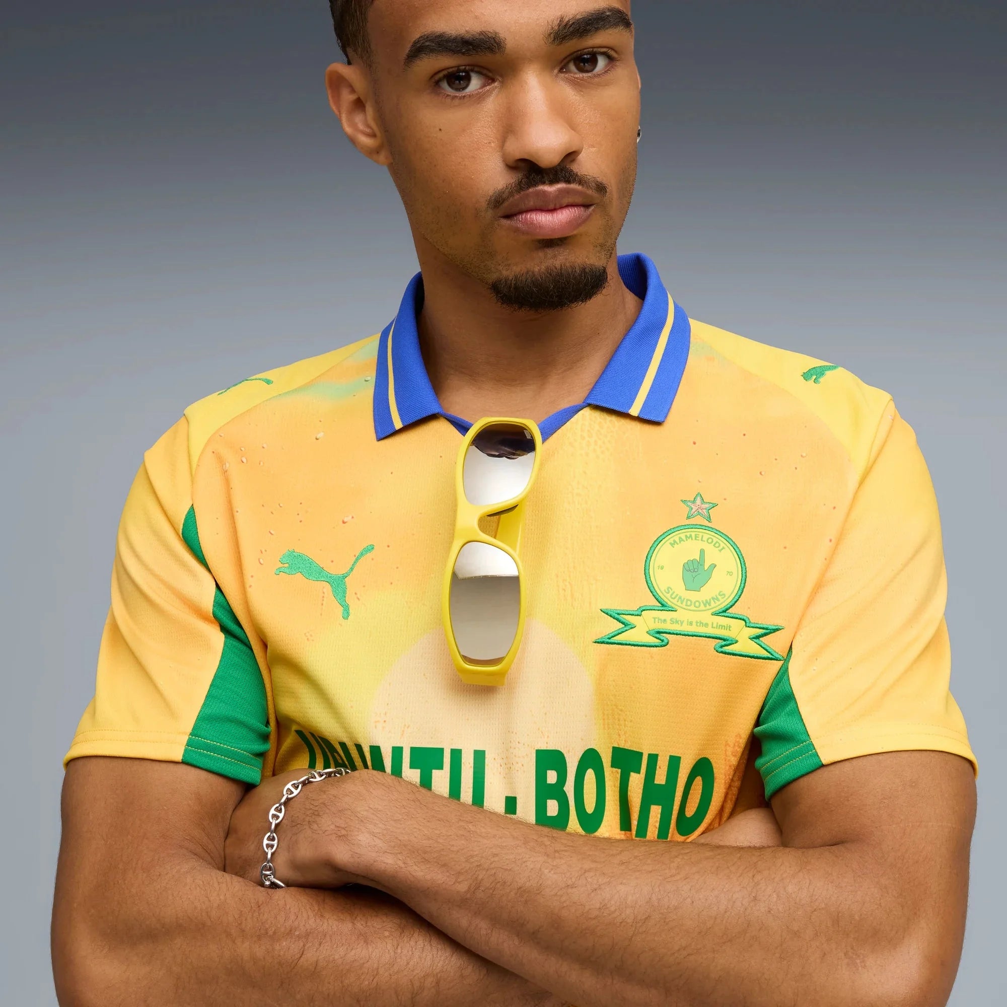 Puma 2025 Mamelodi Sundowns Men's Club World Cup KidSuper Stadium Soccer Jersey 5