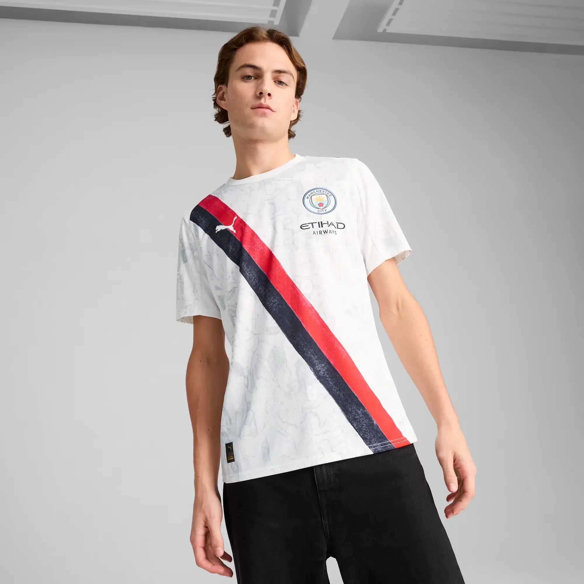 Puma 2025 Manchester City Men's Club World Cup KidSuper Stadium Soccer Jersey 3