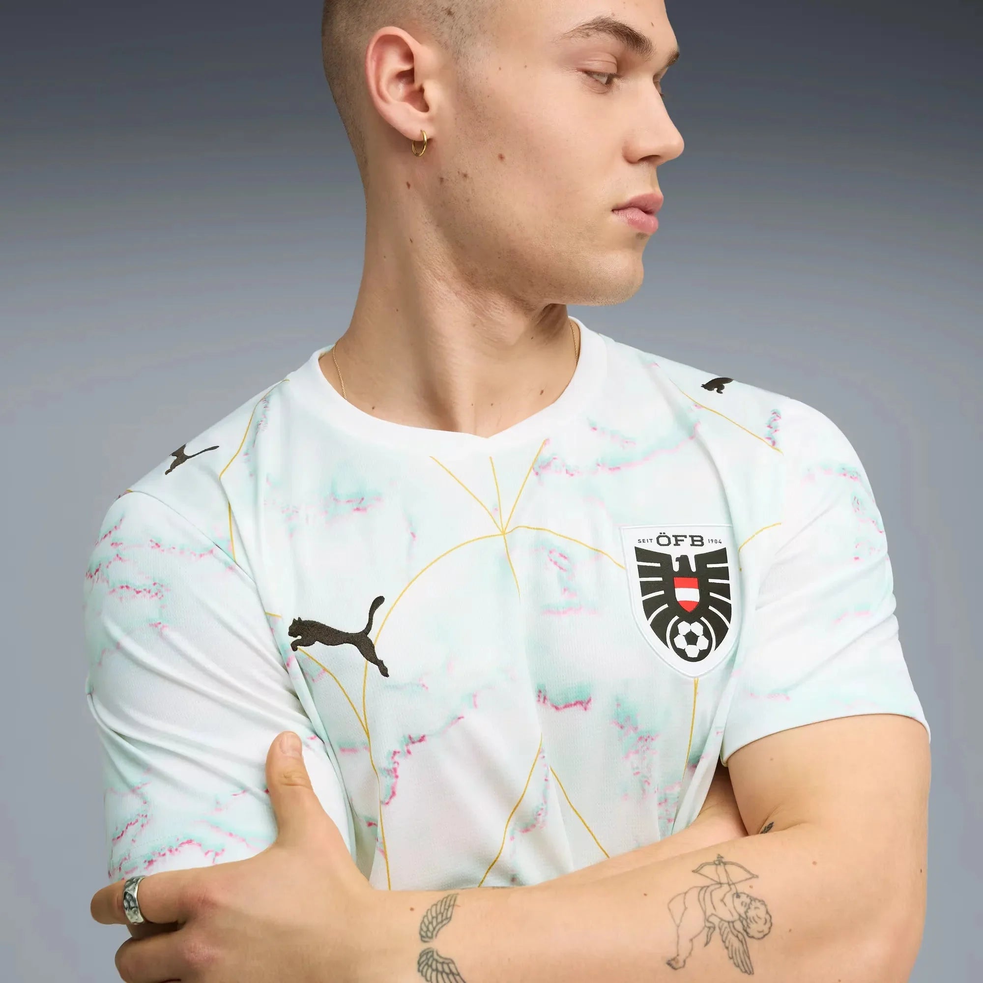 Puma 2026 Austria Men's Stadium Away Soccer Jersey 5
