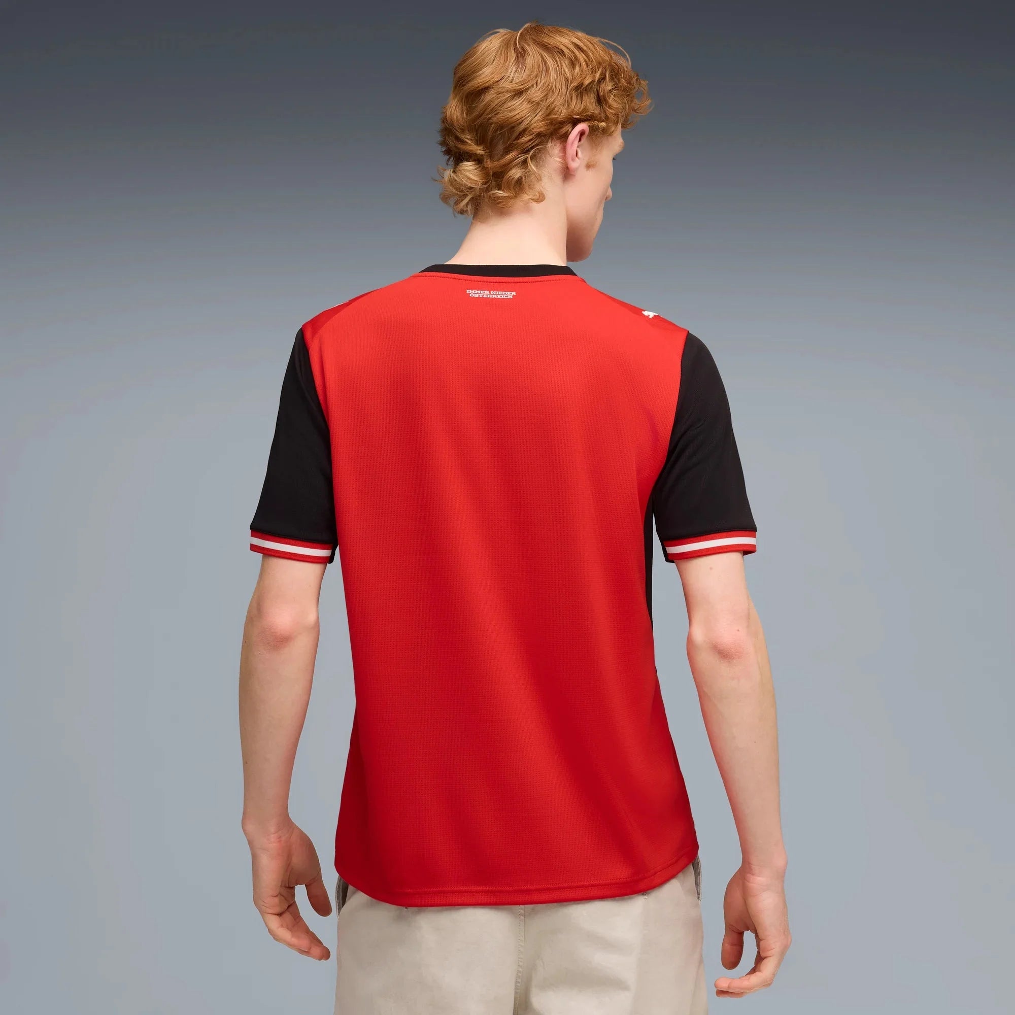 Puma 2026 Austria Men's Stadium Home Soccer Jersey 4