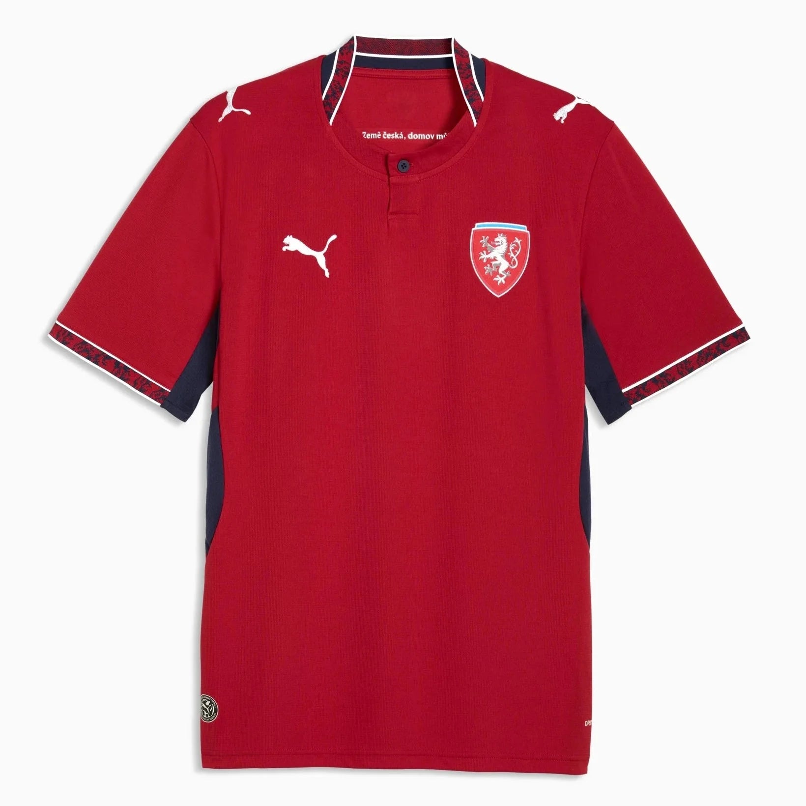Puma 2026 Czech Republic Men's Stadium Home Soccer Jersey 1