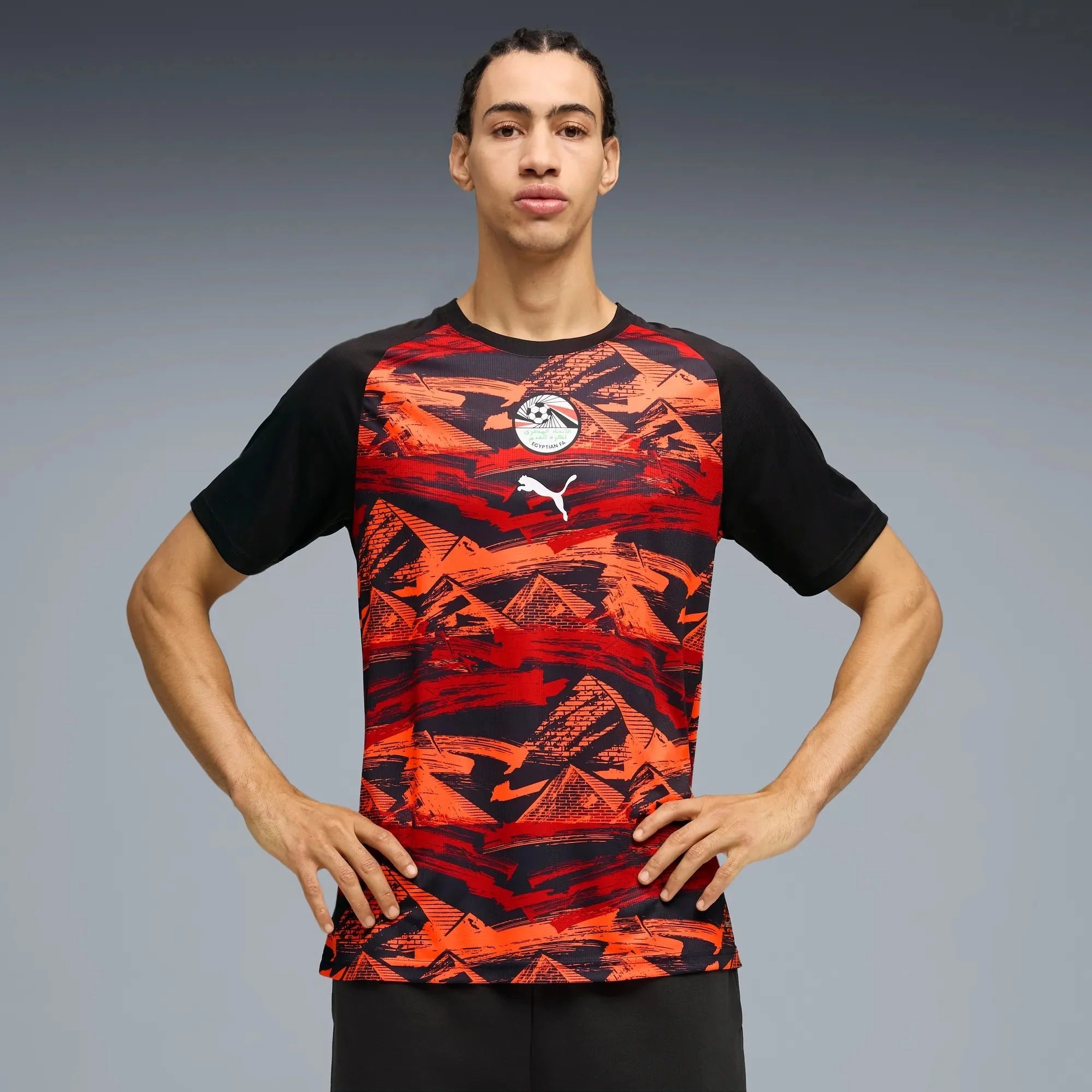Puma 2026 Egypt Men's Pre-Match Soccer Jersey 3