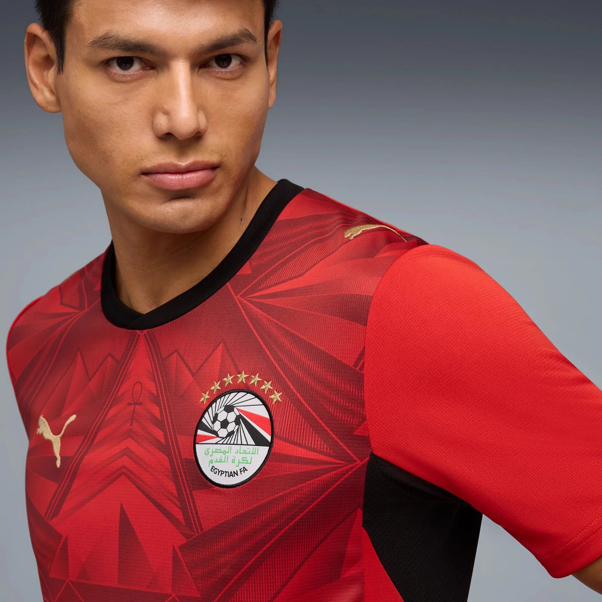 Puma 2026 Egypt Men's Stadium Home Soccer Jersey 5